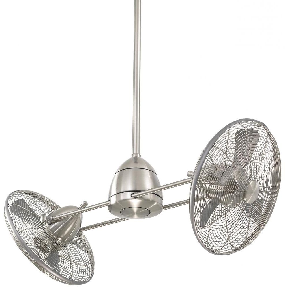 Ceiling: Astounding Dual Outdoor Ceiling Fan White Dual Fans Ceiling Throughout Current Dual Outdoor Ceiling Fans With Lights (View 18 of 20)