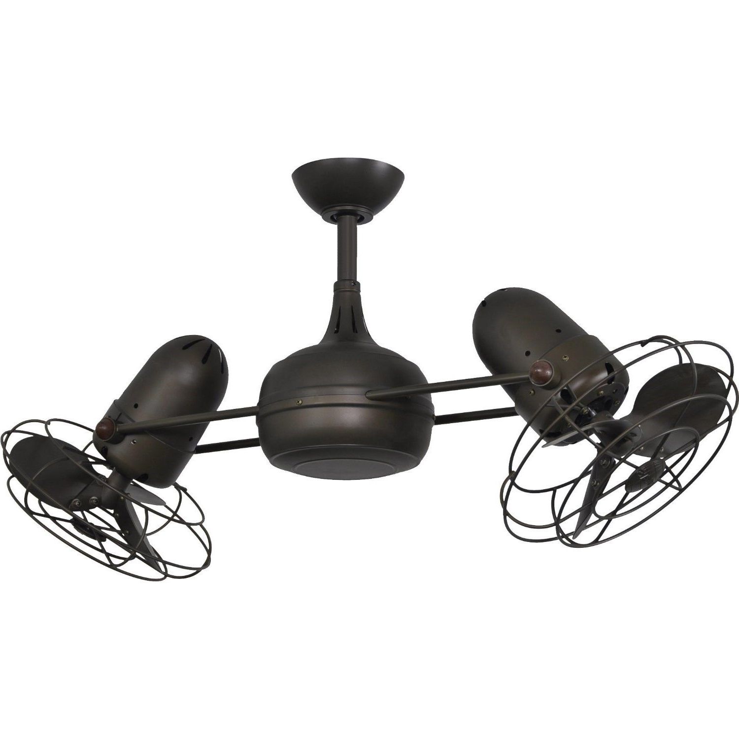 Current Dual Outdoor Ceiling Fans With Lights For Matthews Fan Company Dg Tb Mtl Dagny Dual Rotational Ceiling Fan In (View 17 of 20)