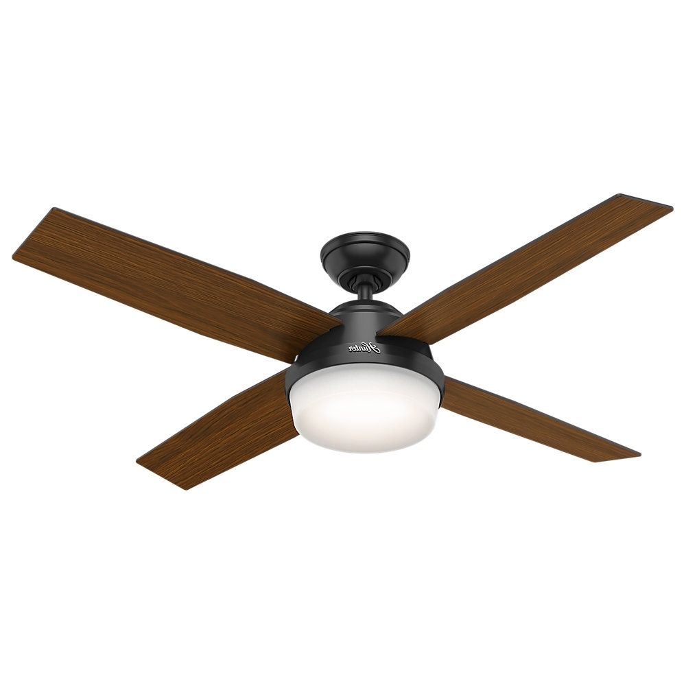 Hunter Fan 52" Dempsey 4 Blade Outdoor Ceiling Fan With Remote (View 6 of 20)
