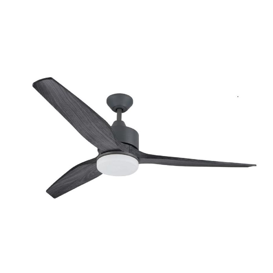 Most Current Outdoor Windmill Ceiling Fans With Light Inside Shop Harbor Breeze Fairwind 60 In Galvanized Led Indoor/outdoor (View 14 of 20)