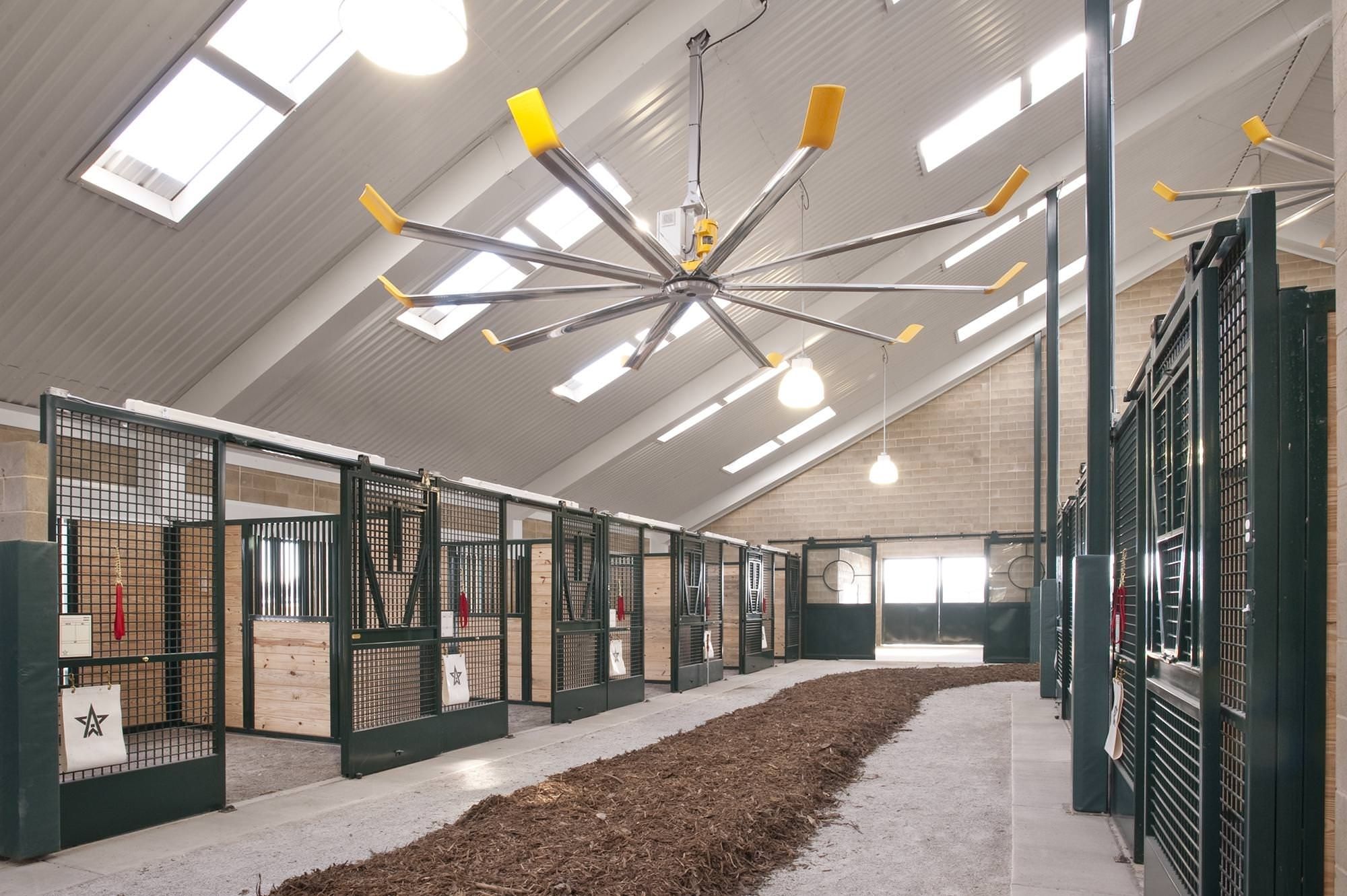 Most Popular Large Ceiling Fans For Stables, Riding Arenas & Horse Stables From Regarding Outdoor Ceiling Fans For Barns (View 10 of 20)