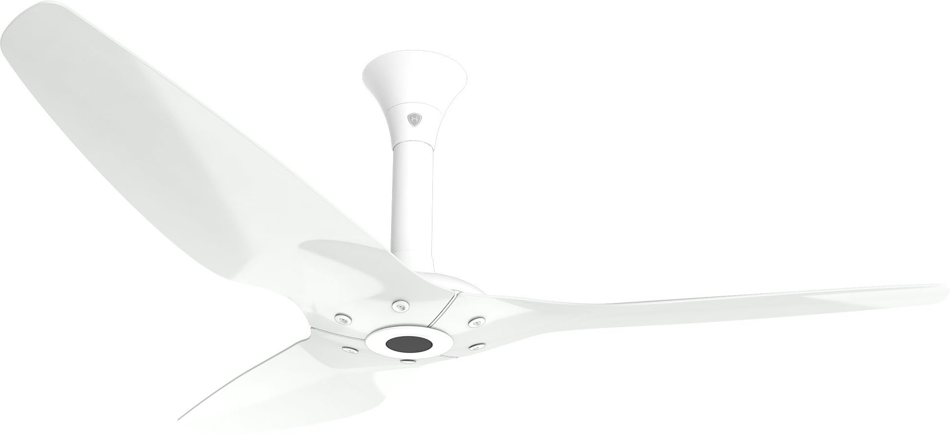 Outdoor Ceiling Fans With Aluminum Blades Regarding Fashionable Haiku Outdoor Ceiling Fan: 60", White Aluminum, Standard Mount (View 11 of 20)