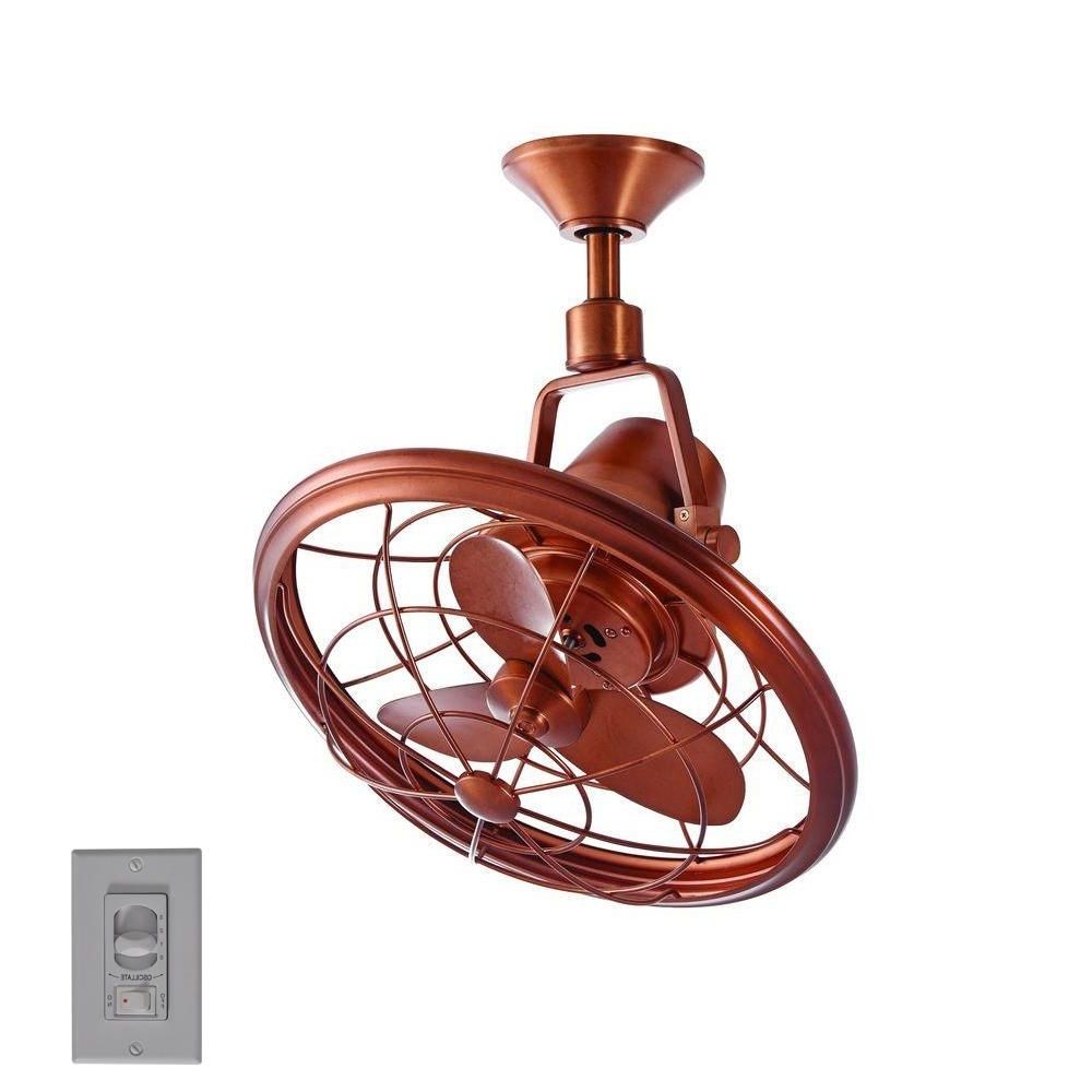 Popular Copper Outdoor Ceiling Fans For Home Decorators Collection Bentley Ii 18 In (View 7 of 20)
