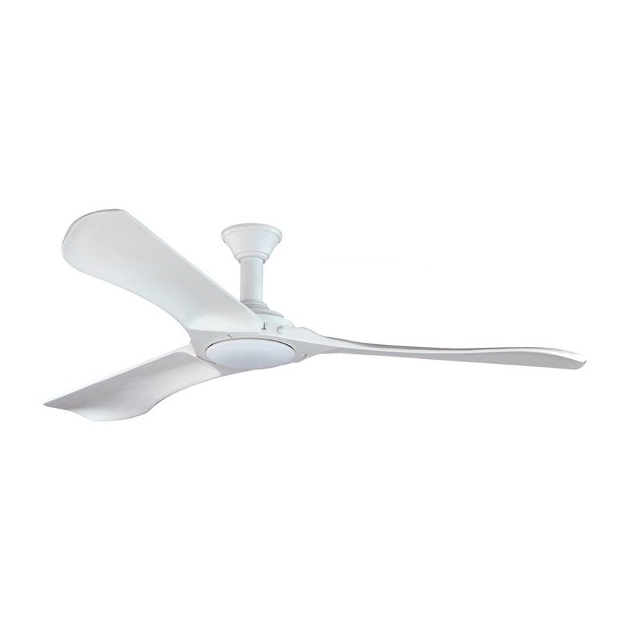 Shop Monte Carlo Fan Company Minimalist Max 72 In Rubberized White Inside Current 72 Inch Outdoor Ceiling Fans (View 17 of 20)