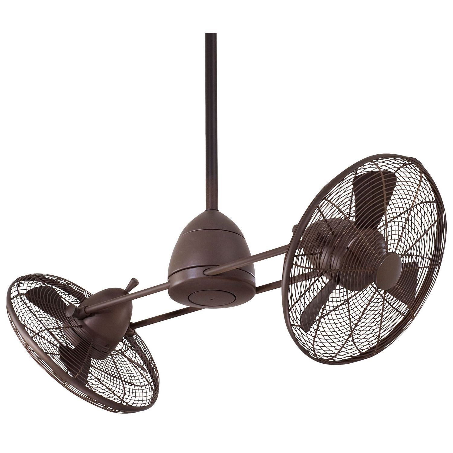 Vintage Look Outdoor Ceiling Fans In Well Known Minka Aire 42 Inch Gyro Wet Indoor/outdoor Oil Rubbed Bronze Ceiling (View 4 of 20)