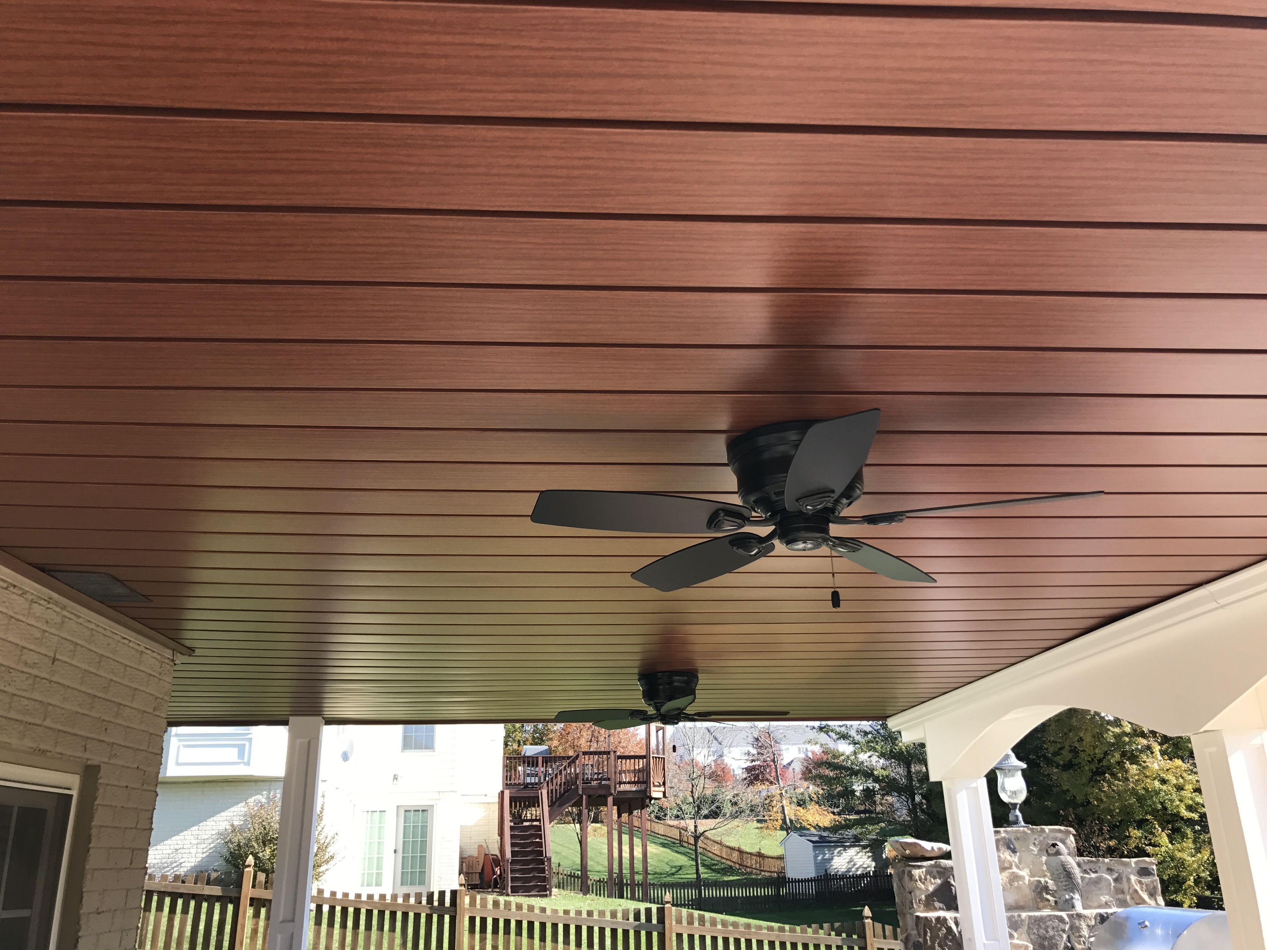 Well Known Outdoor Ceiling Fan Under Deck Intended For Under Deck Roof Home Design Ideas And Pictures, Under Deck Ceiling (View 4 of 20)