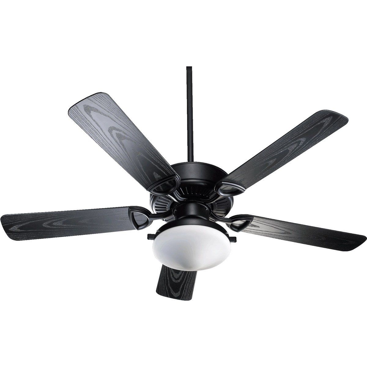 Widely Used Quorum Outdoor Ceiling Fans With Regard To Quorum International 1435255959 Estate Patio 52 Inch Matte Black (View 17 of 20)