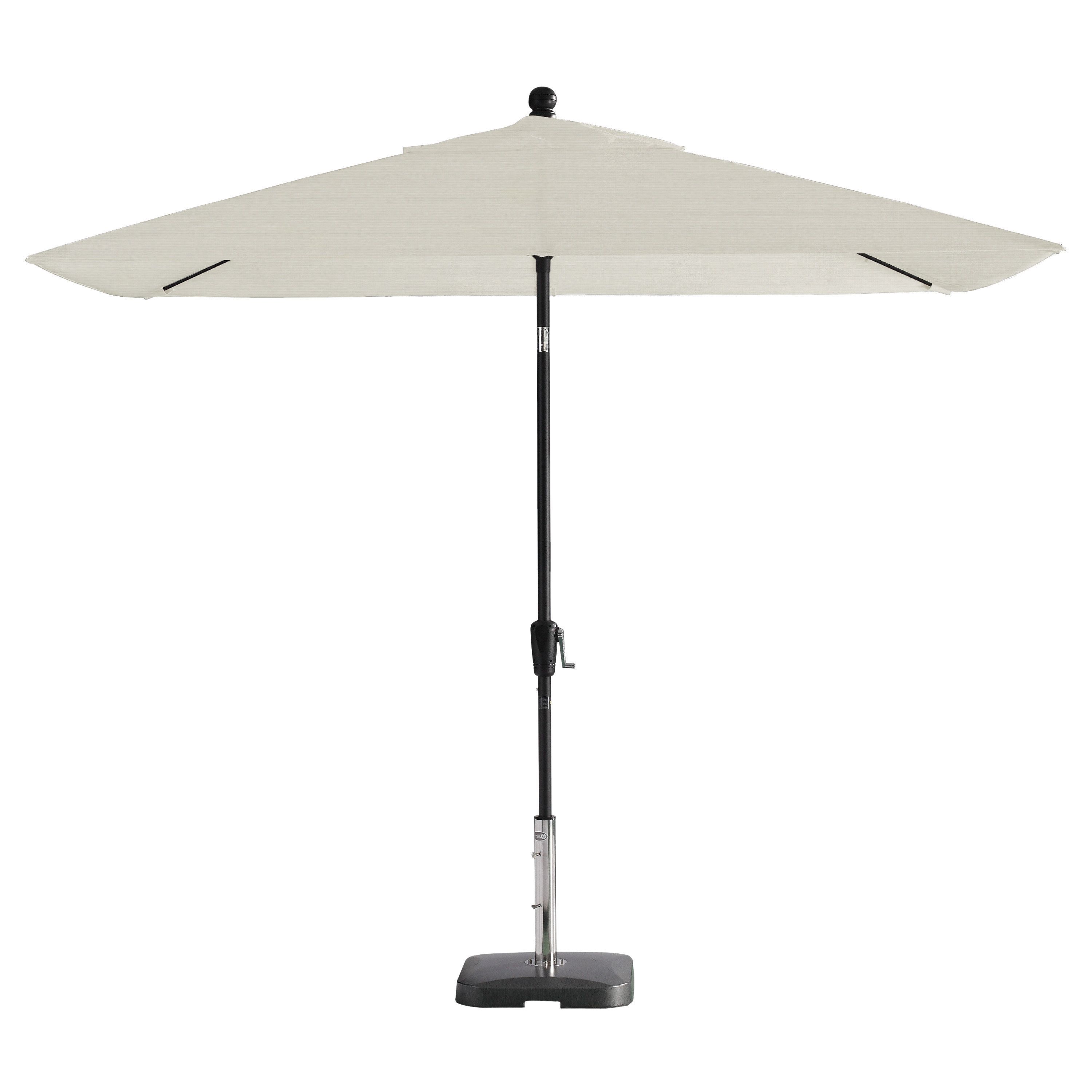 2019 Gries Rectangular Market Umbrellas For Wiechmann Push Tilt 9' X 7' Rectangular Market Umbrella (View 8 of 20)