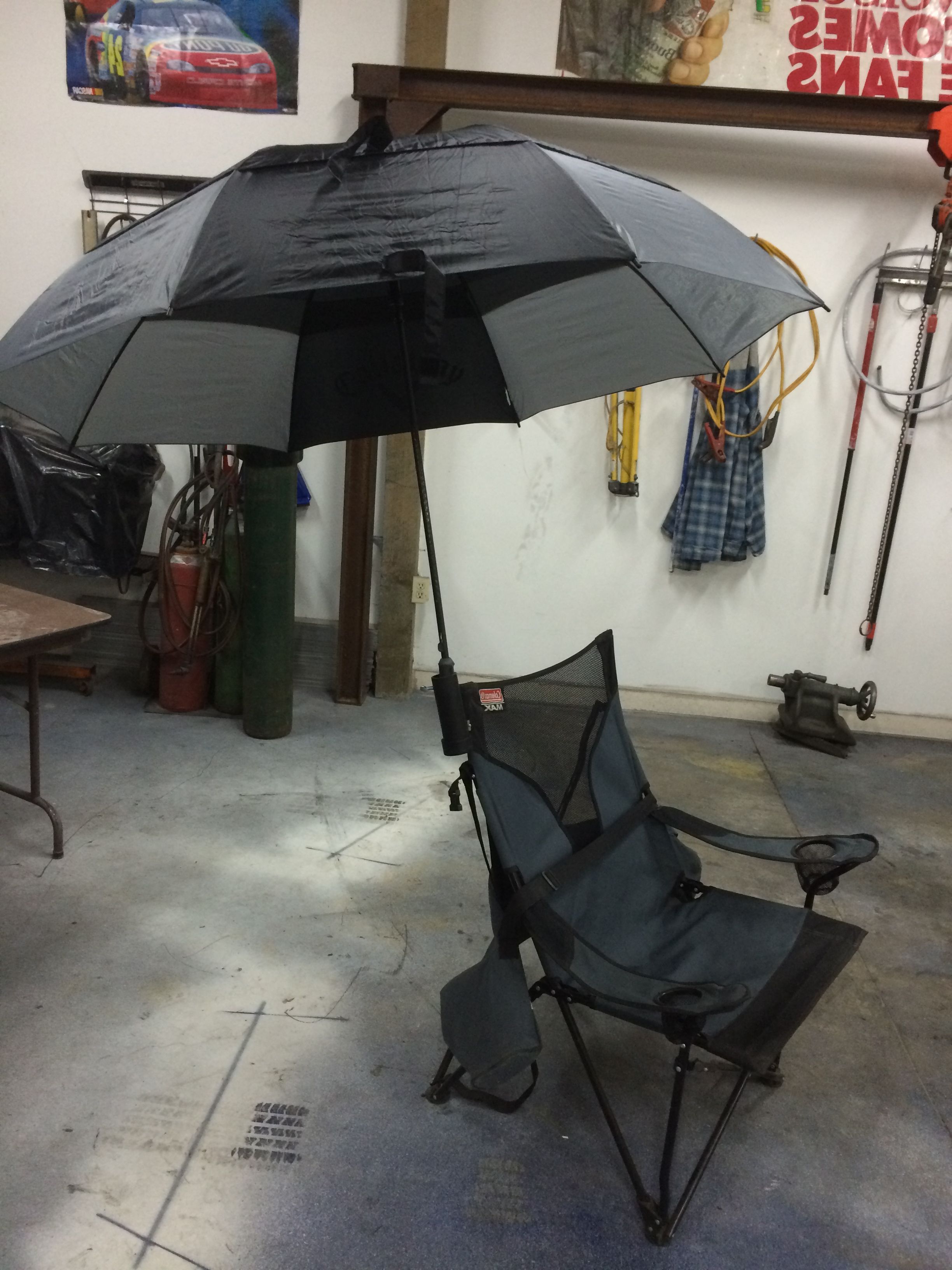 2019 Zeman Market Umbrellas Within Umbrella Holder Clamps To Most Chairs (View 17 of 20)