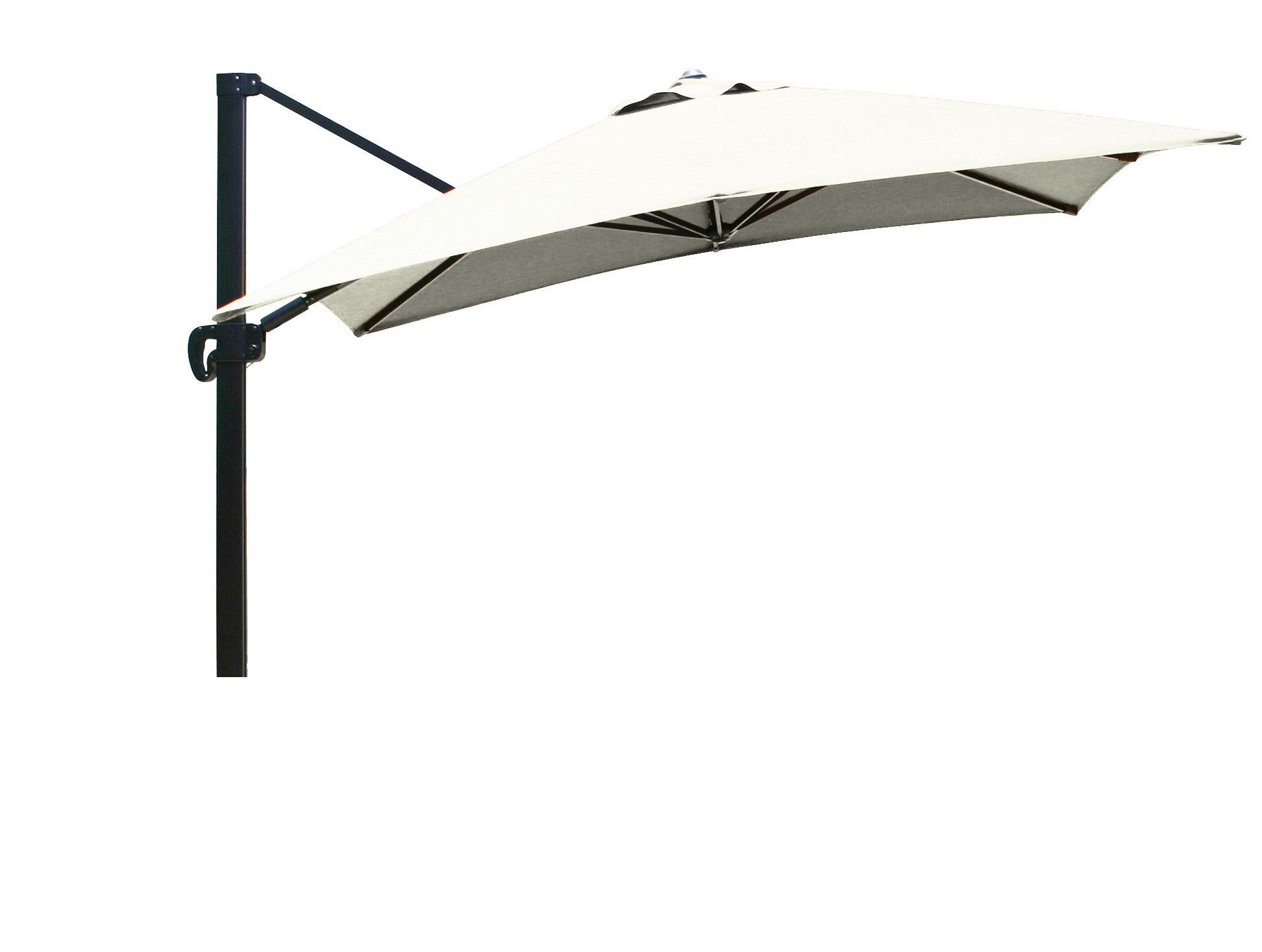 Carlisle Cantilever Sunbrella Umbrellas Intended For Most Up To Date Carlisle 10' Square Cantilever Sunbrella Umbrella (View 3 of 20)