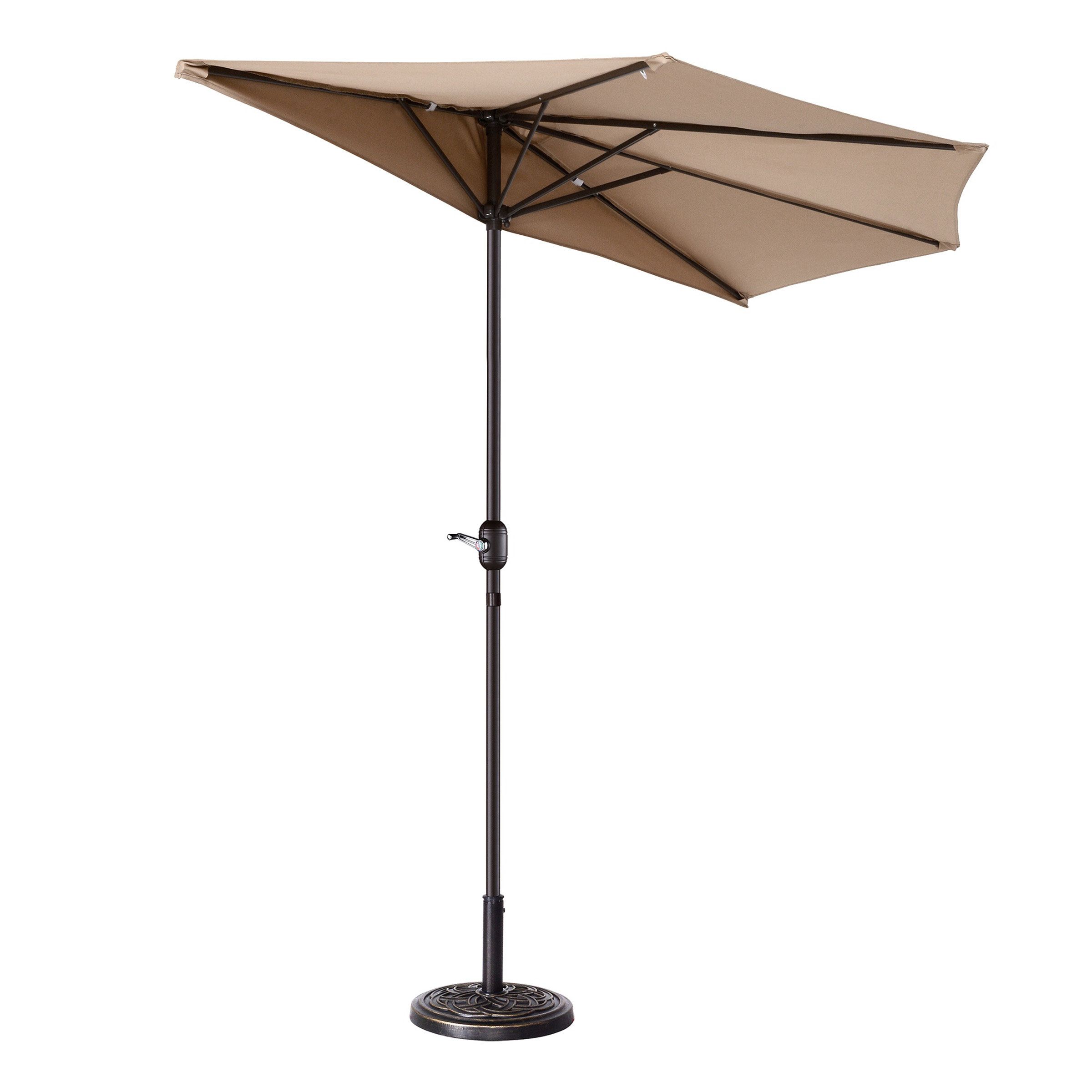 Colburn Half 9' Market Umbrella Throughout 2019 Colburn Half Market Umbrellas (View 1 of 20)