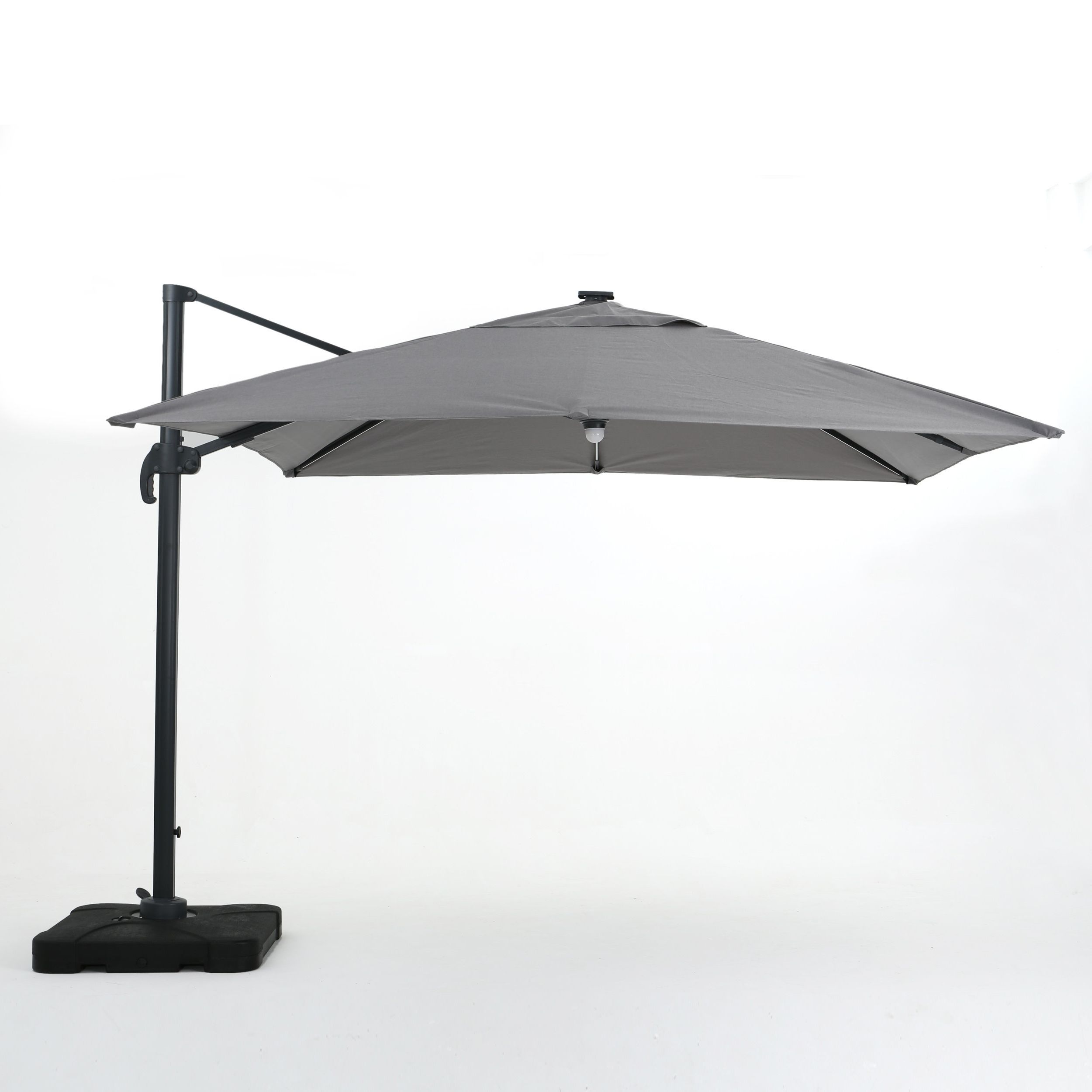 Cora Square Cantilever Umbrellas Pertaining To Favorite Jendayi Square Cantilever Umbrella (View 6 of 20)