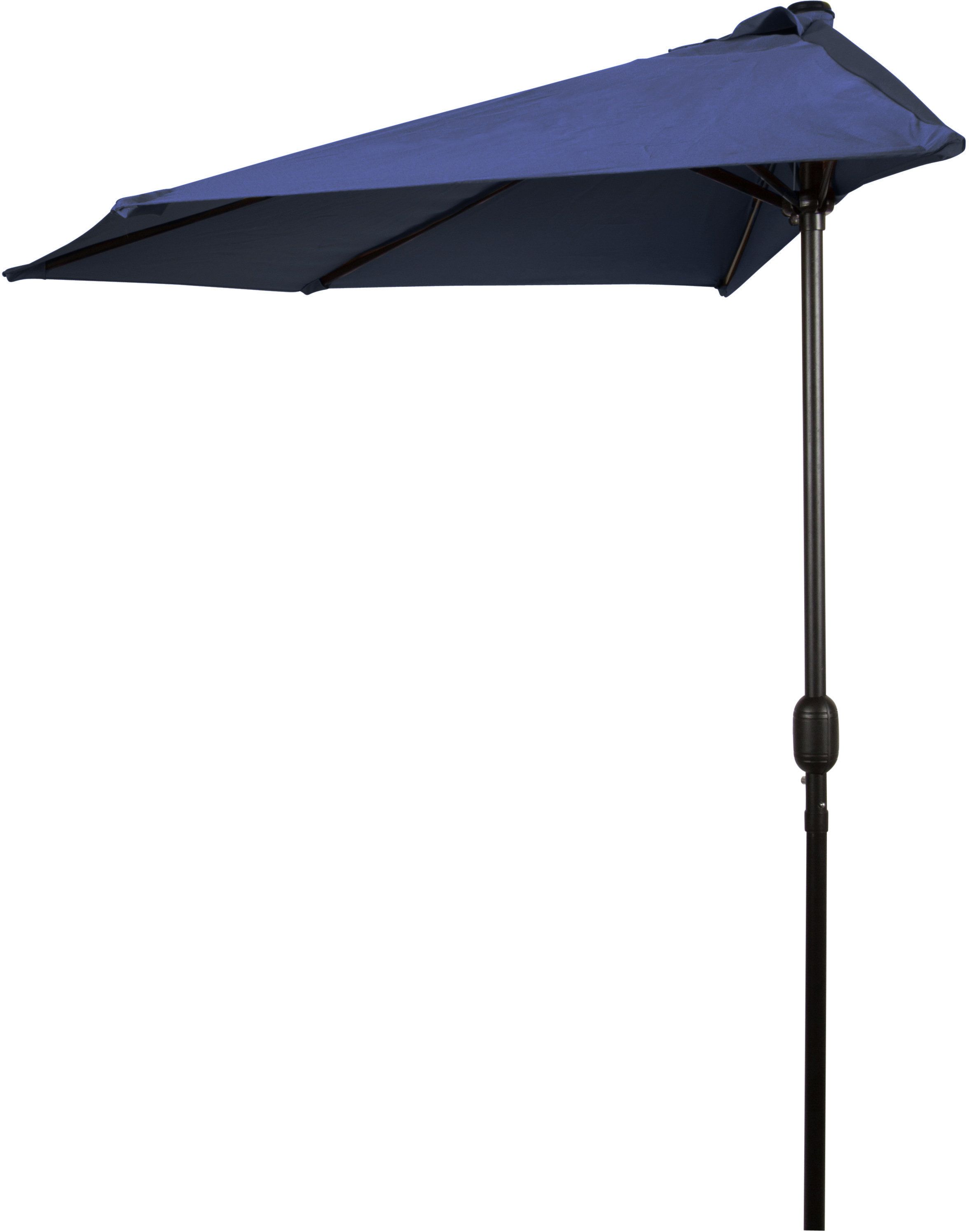 Favorite Monty Half Market Umbrellas Intended For Braham 9' Half Market Umbrella (View 1 of 20)