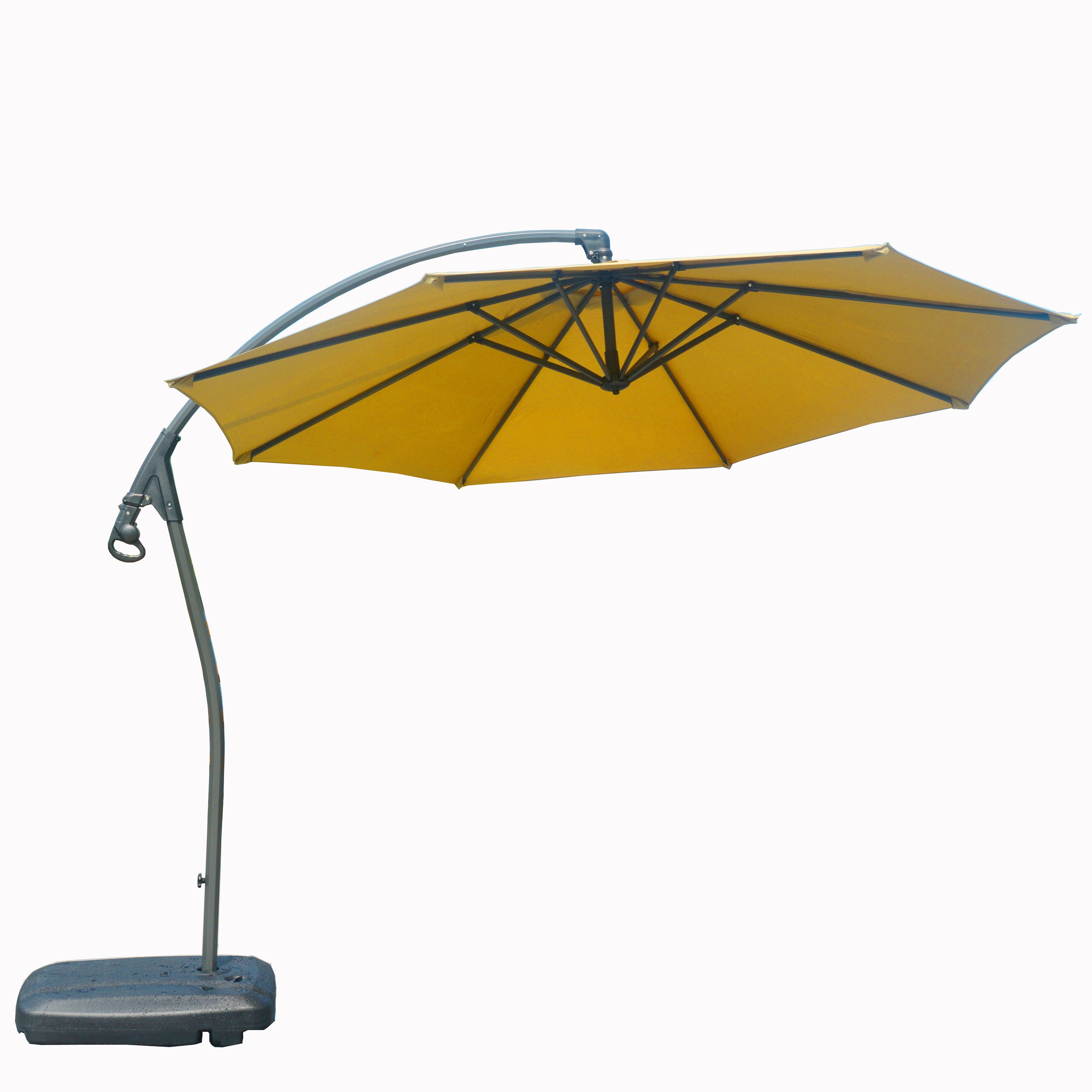 Hemmer 10' Cantilever Umbrella Throughout Newest Kizzie Market Cantilever Umbrellas (View 14 of 20)