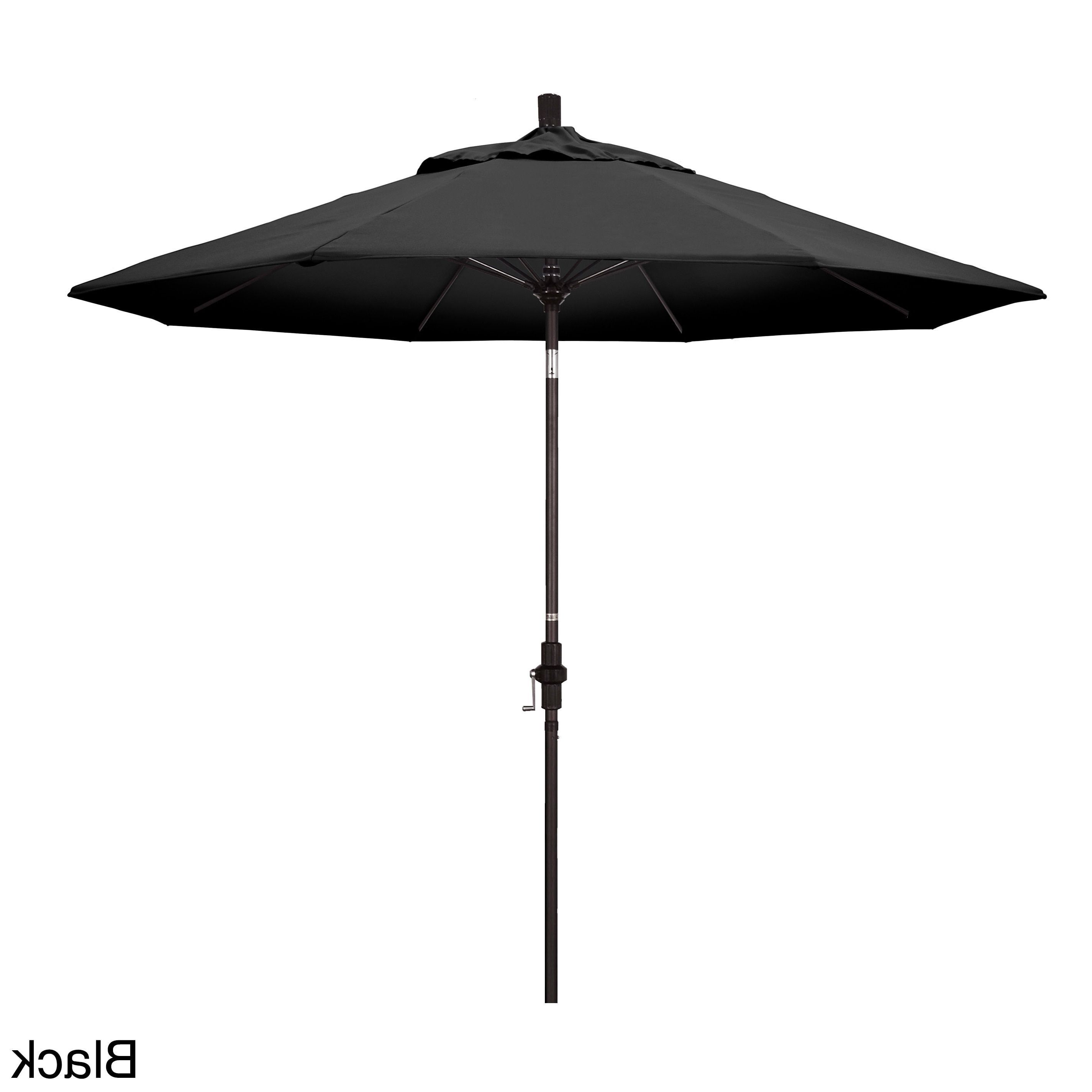 Hookton Crank Market Umbrellas In Well Known California Umbrella 7.5' Rd (View 18 of 20)