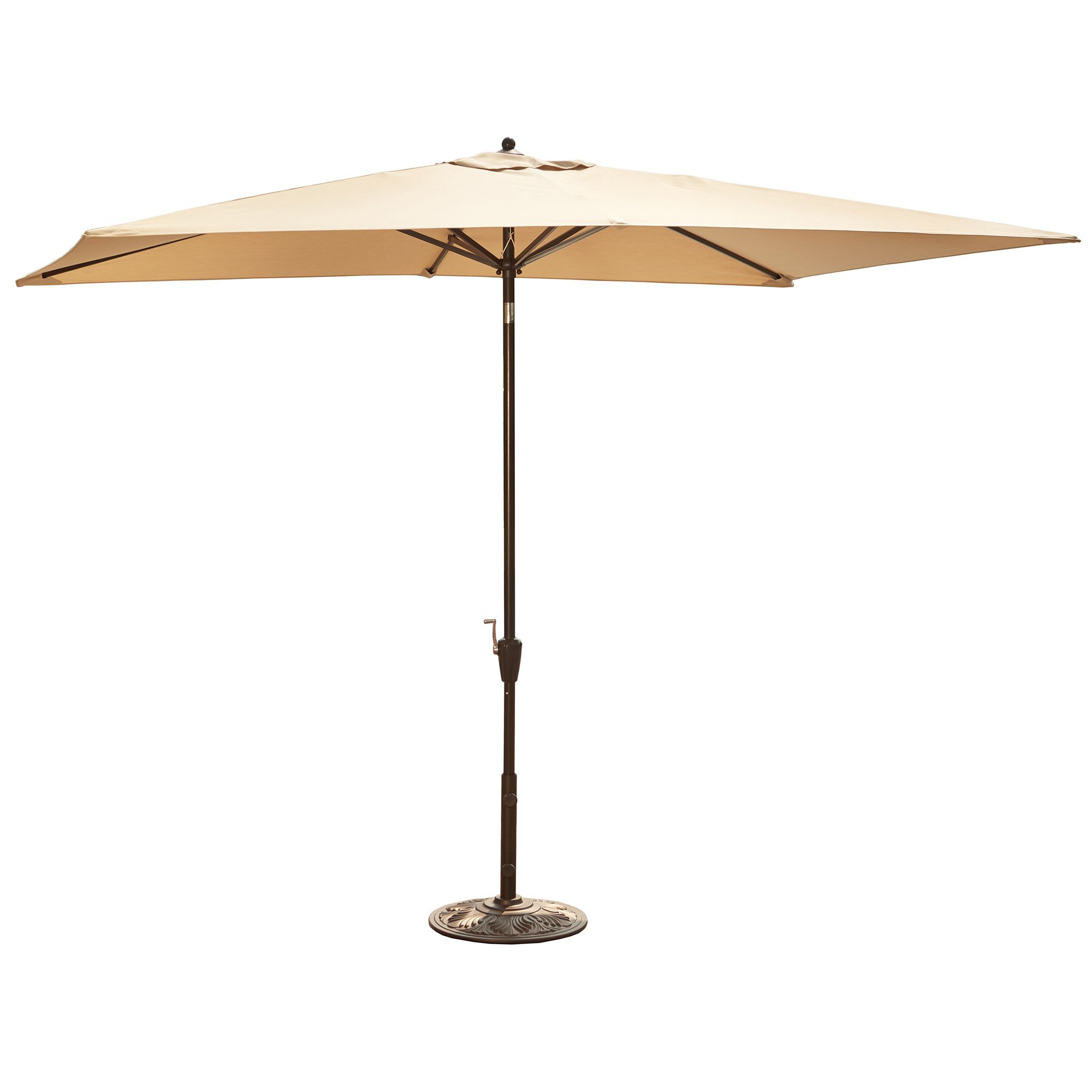 Island Umbrella Adriatic 6.5 Ft X 10 Ft Rectangular Market Umbrella In  Beige Sunbrella Acrylic Within Trendy Market Umbrellas (Photo 13 of 20)
