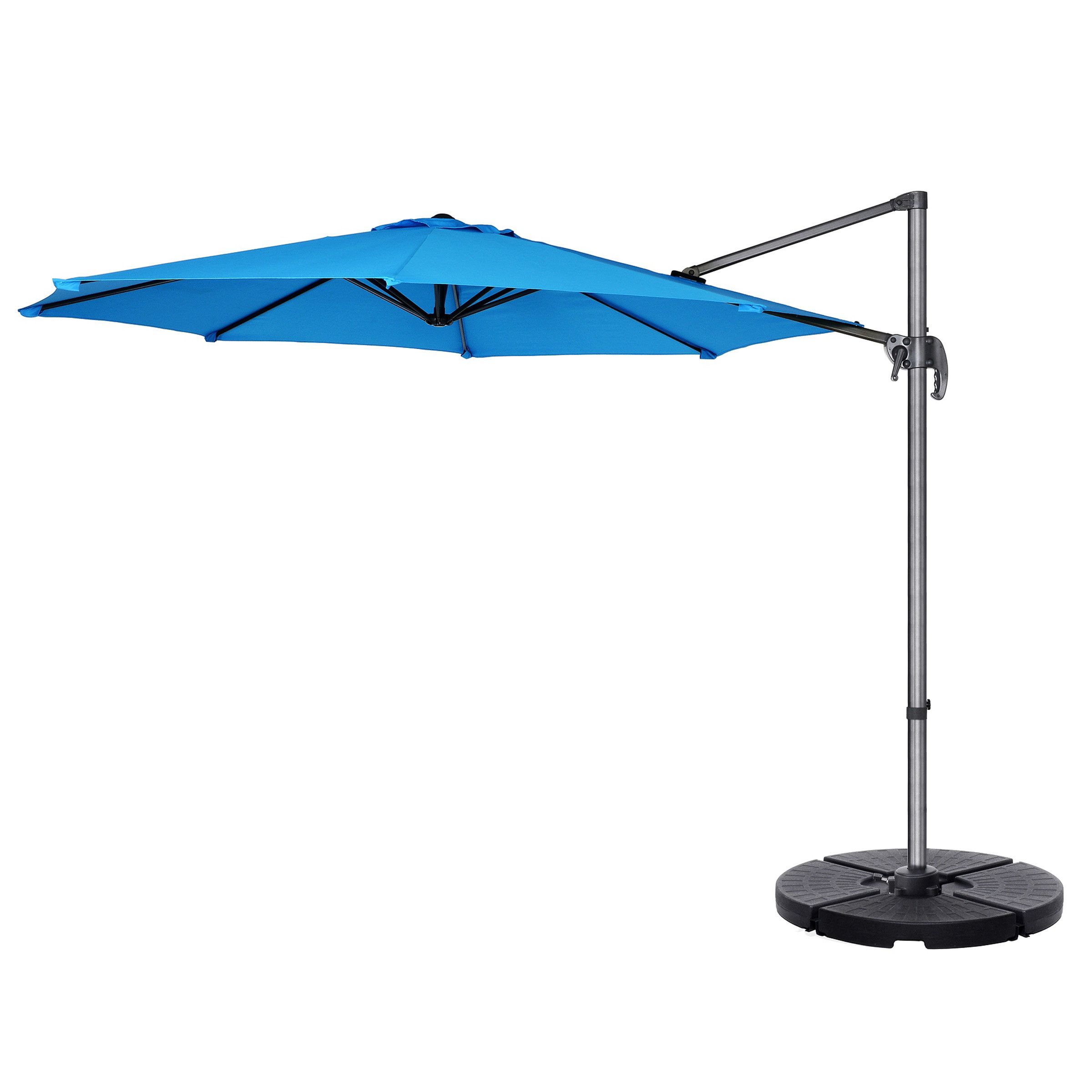 Kedzie Outdoor Cantilever Umbrellas Regarding Preferred Cockermouth Rotating 10' Cantilever Umbrella (View 3 of 20)