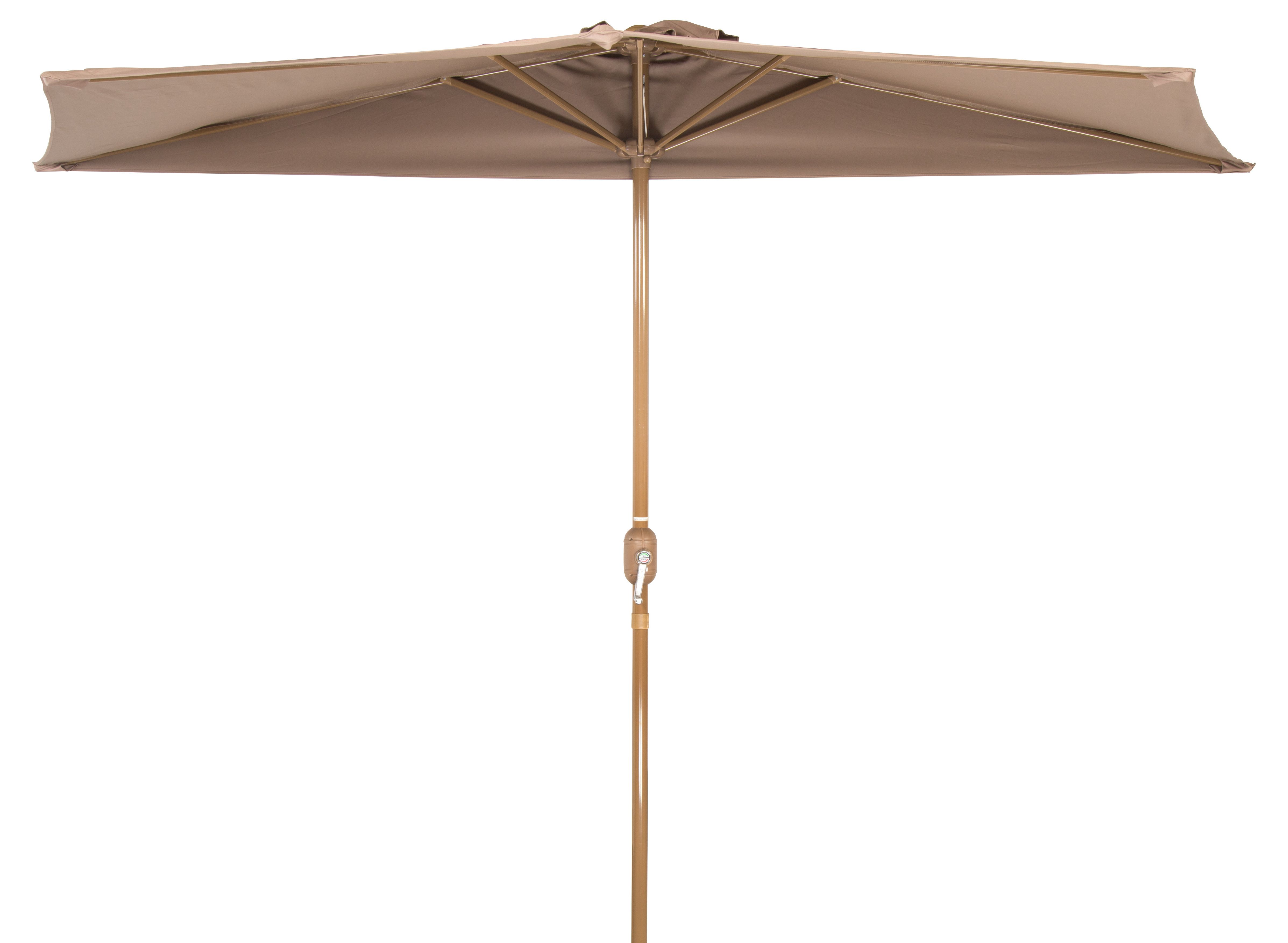 Monty Market Umbrellas For Most Recent Hwang Patio Half  (View 3 of 20)