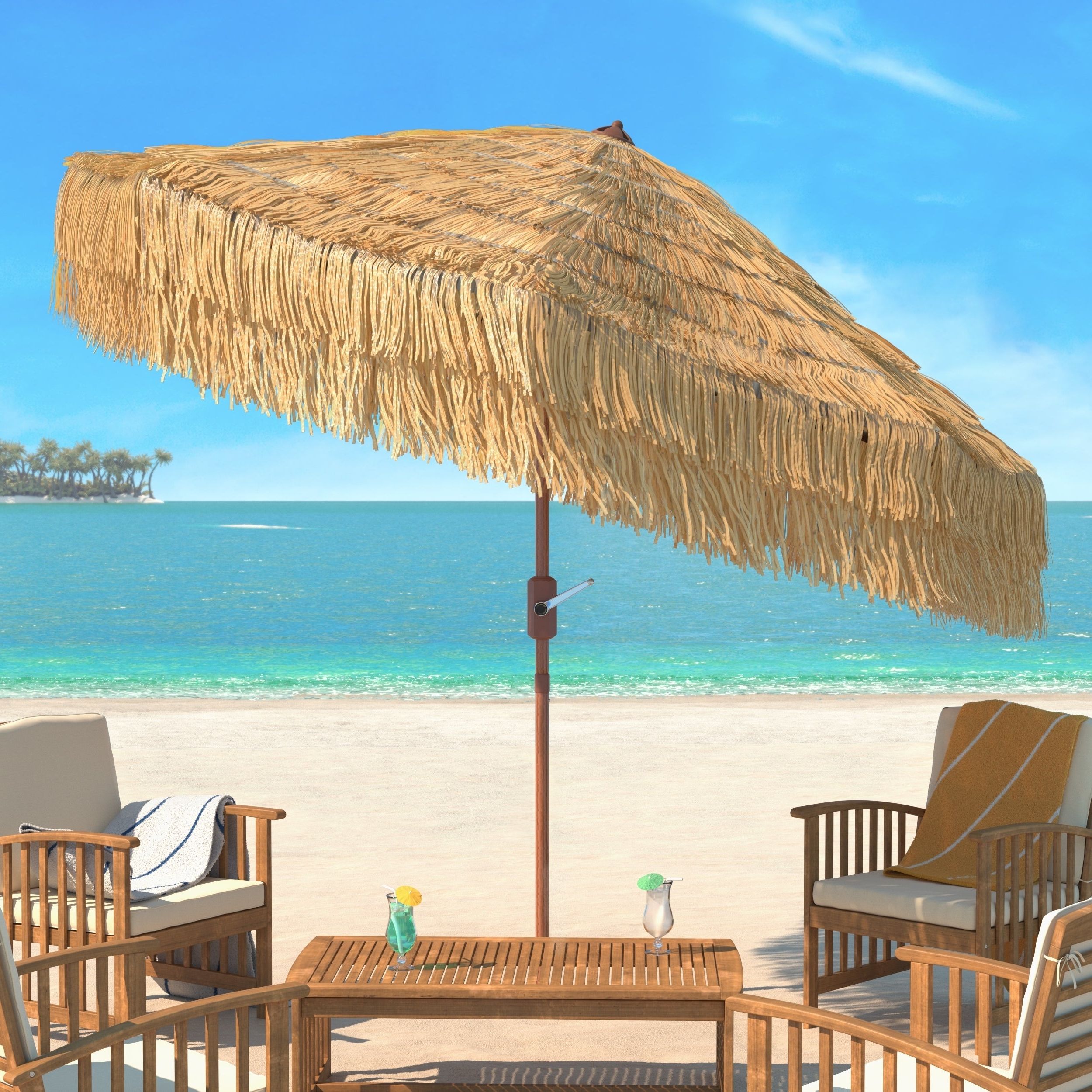 Most Recent Tropical Patio Umbrellas Within Tropical Patio Umbrellas & Shades (View 1 of 20)