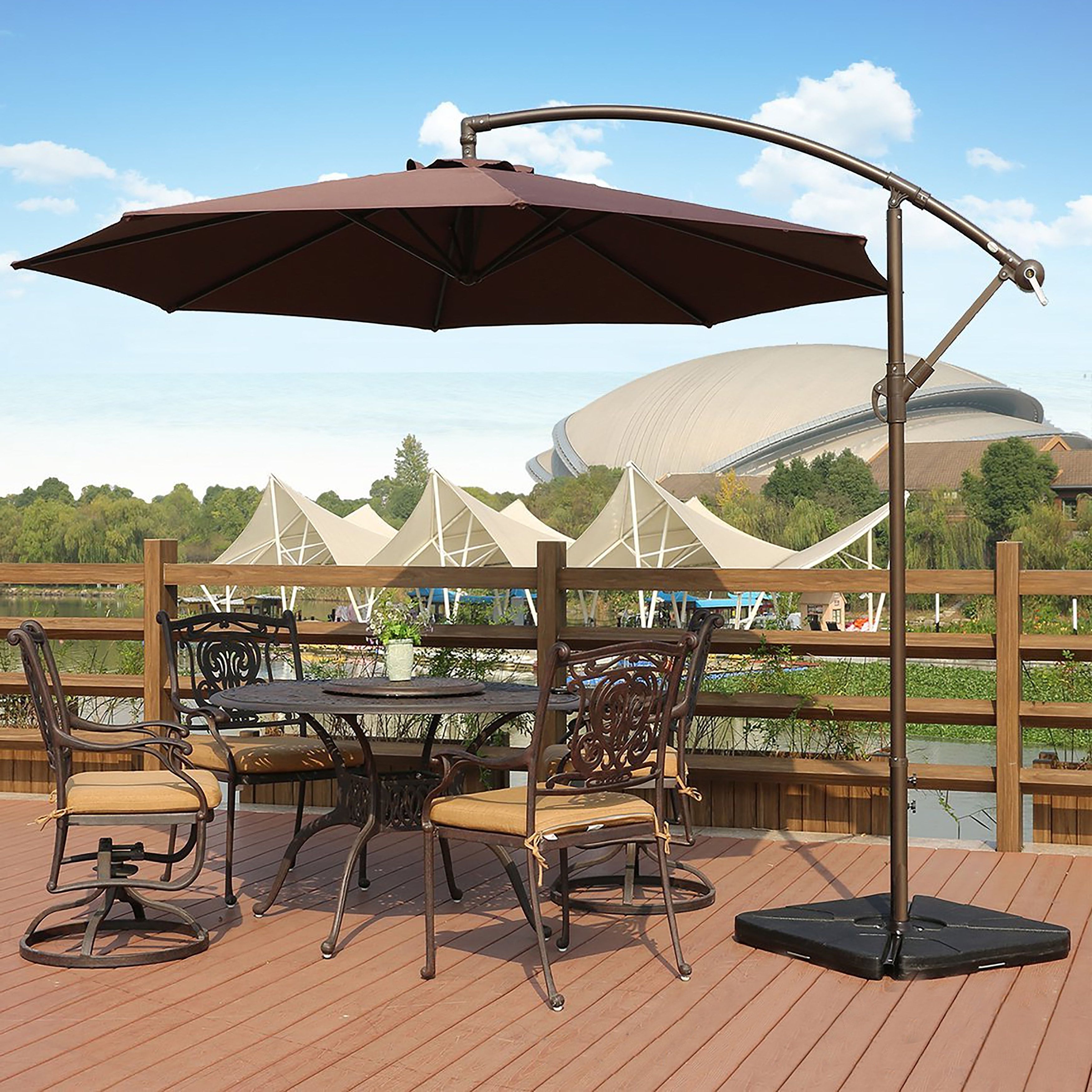 Our Best Patio Umbrellas Within Most Recently Released Bayside Series Cantilever Umbrellas (Photo 18 of 20)