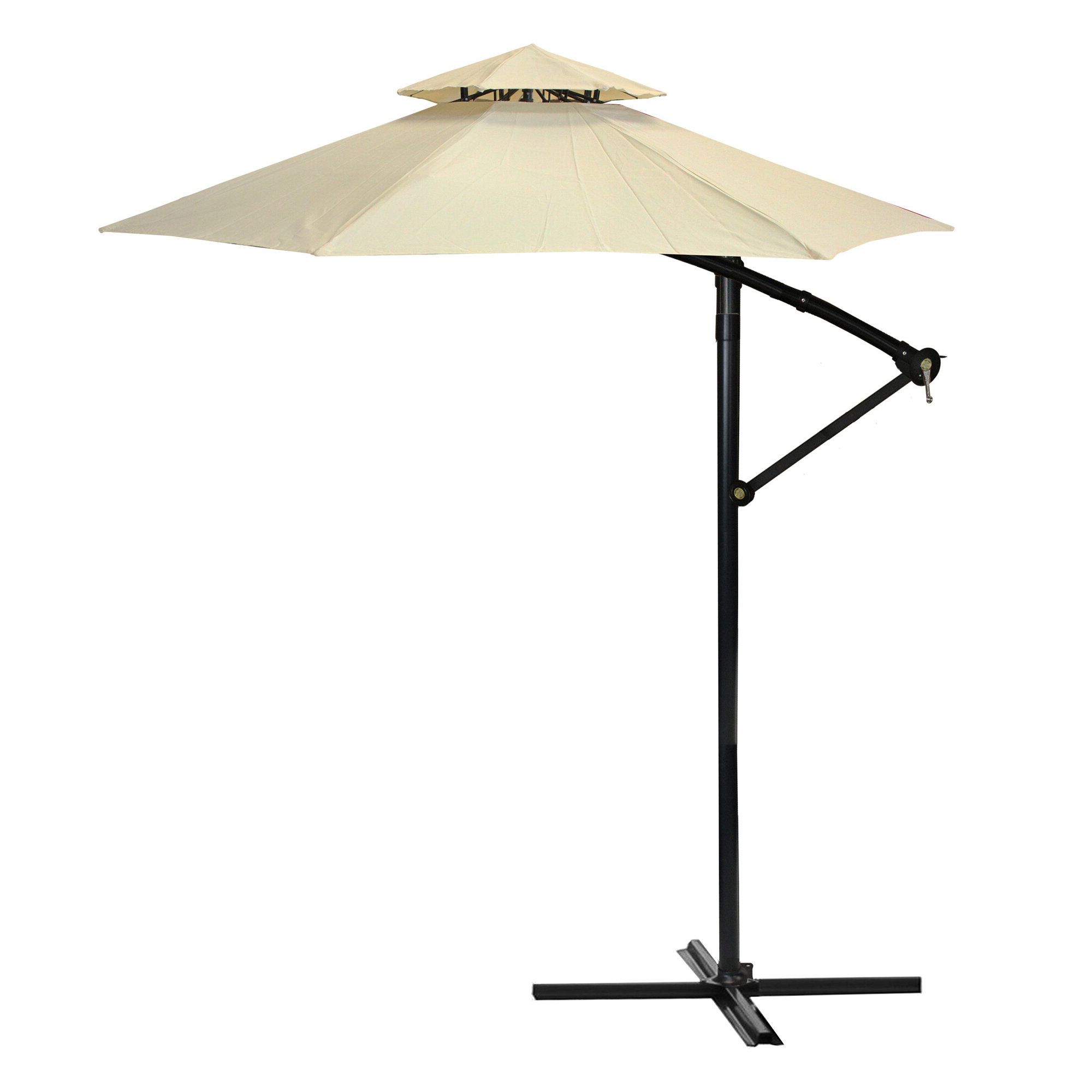 Popular Imogen Hanging Offset Cantilever Umbrellas Inside  (View 15 of 20)