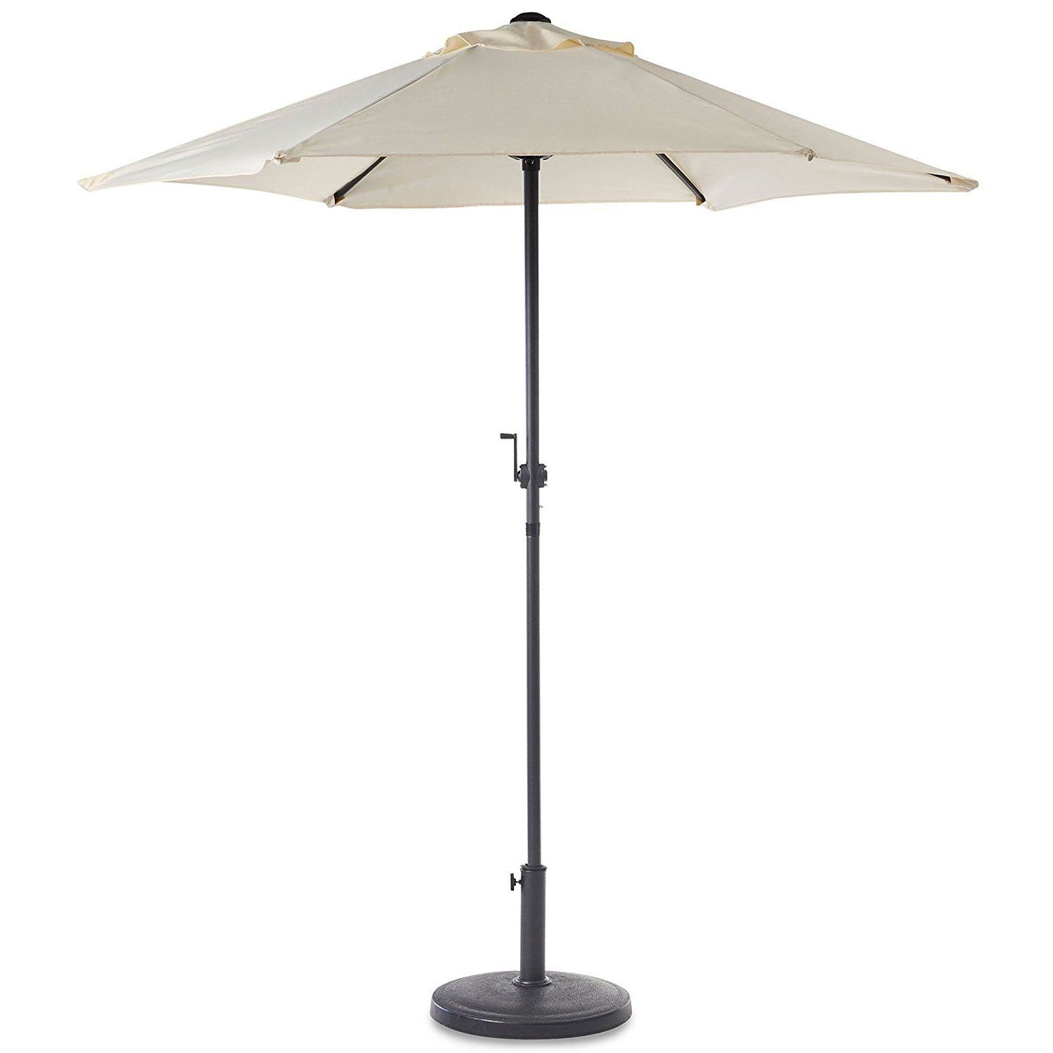 Recent Norah Rectangular Market Umbrellas For Vonhaus Parasol Base (12kg) – Concrete Round Heavy Duty Umbrella (View 17 of 20)