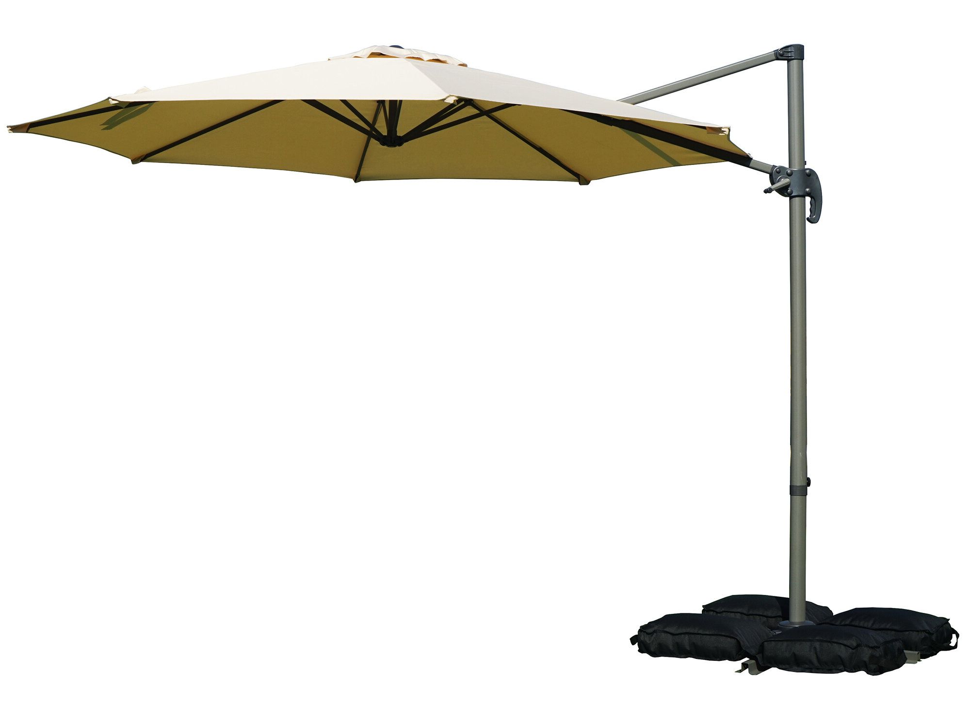 Tilda Cantilever Umbrellas With Newest Tottenham Patio Hanging Offset 10' Cantilever Umbrella (View 8 of 20)