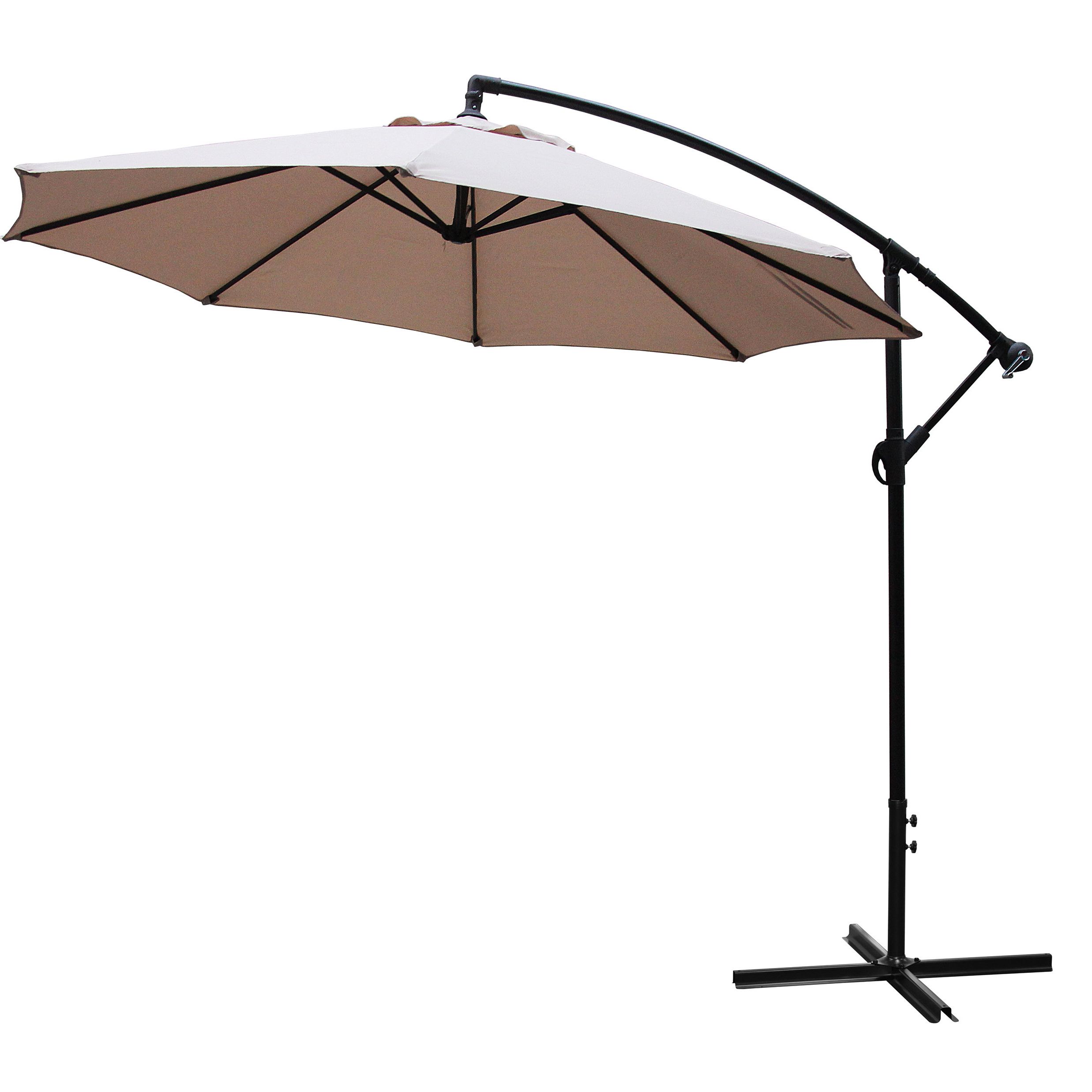 Well Known Iyanna Cantilever Umbrellas Regarding Iyanna 10' Cantilever Umbrella (View 1 of 20)