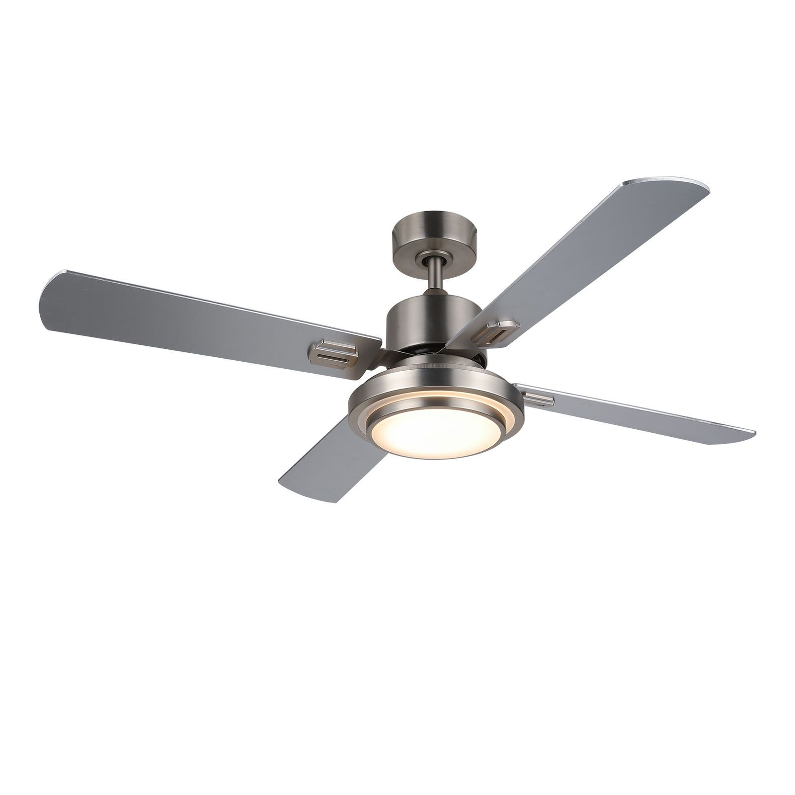 2019 Details About 52" 56'' Indoor Ceiling Fan Led Light Kit & Remote Control. 2  3 4 5 6 Blades Intended For Cairo 3 Blade Led Ceiling Fans With Remote (Photo 20 of 20)
