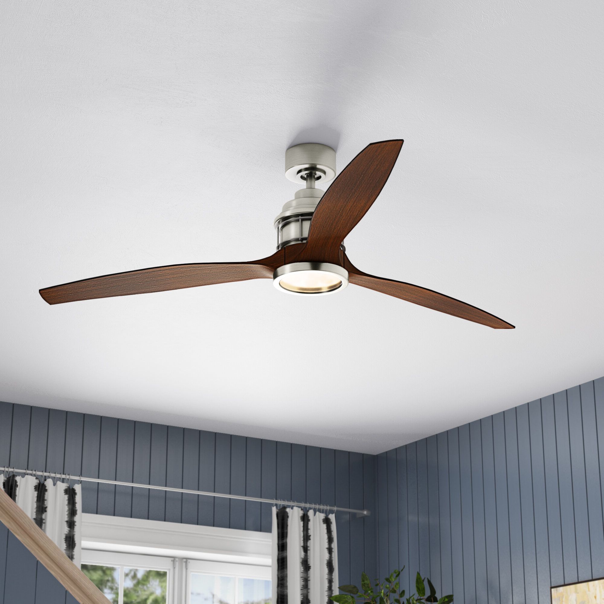 2019 Extremely Large Room Ceiling Fans With Lights You'll Love In Pertaining To Lazlo 3 Blade Ceiling Fans With Remote (View 15 of 20)