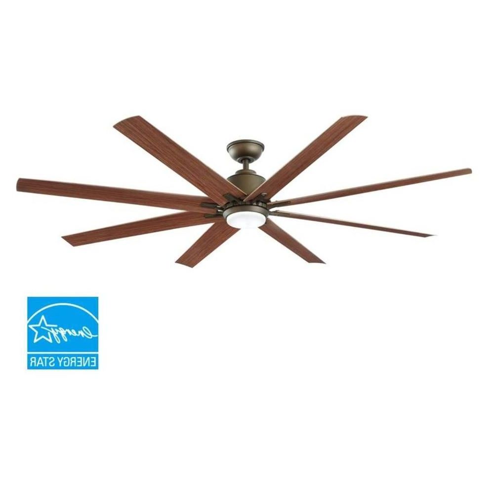 2019 Home Decorators Collection Kensgrove 72 In. Led Indoor Inside Symbio 5 Blade Led Ceiling Fans (Photo 14 of 20)