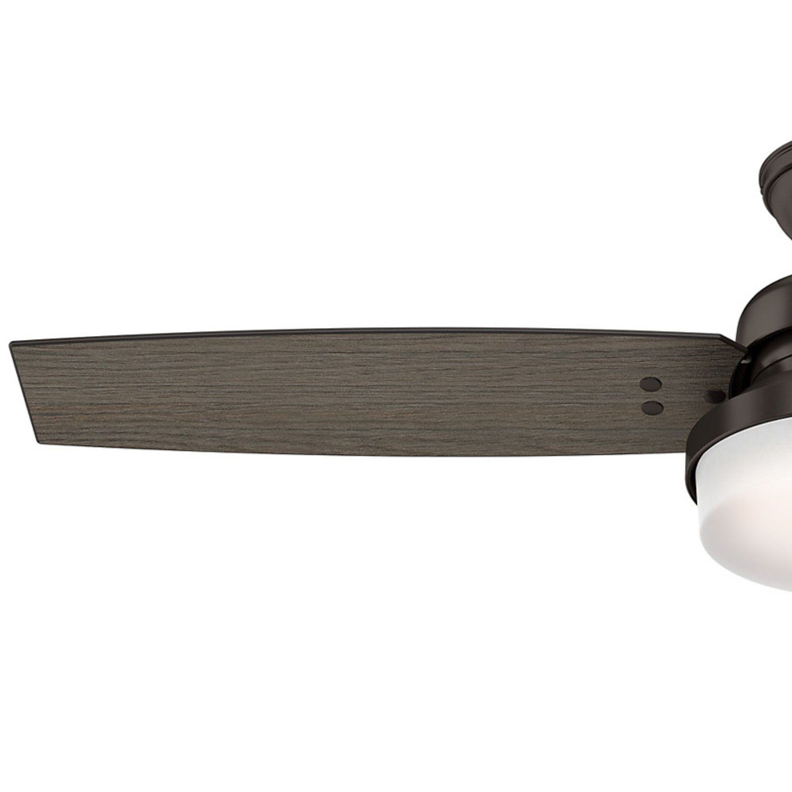 2020 Hunter 52" Sentinel Brushed Slate Ceiling Fan With Led Light Kit And Remote  Control Regarding Sentinel 3 Blade Led Ceiling Fans With Remote (View 17 of 20)