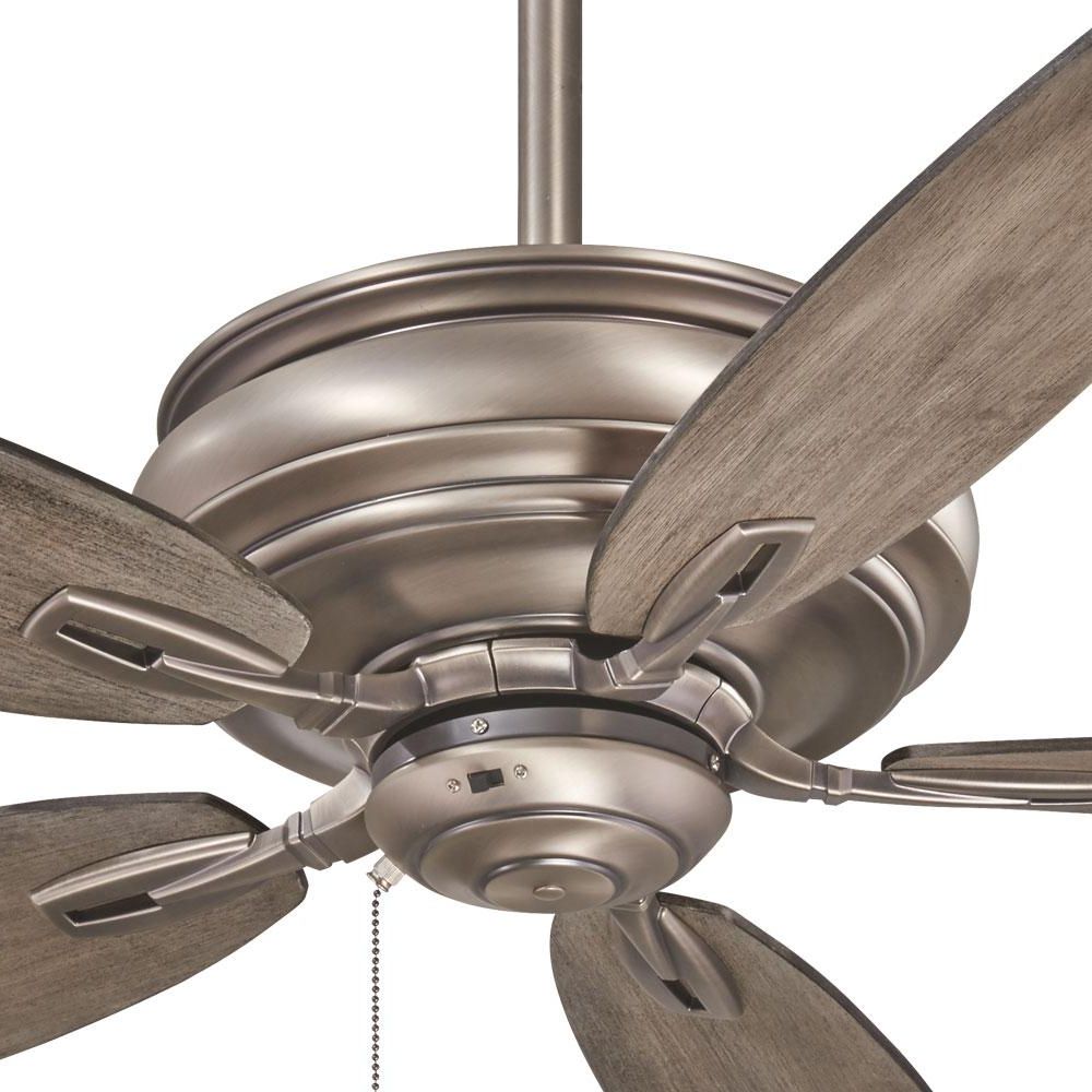 2020 Minka Aire Timeless 54 In. Indoor Burnished Nickel Ceiling Fan Throughout Timeless 5 Blade Ceiling Fans (Photo 9 of 20)
