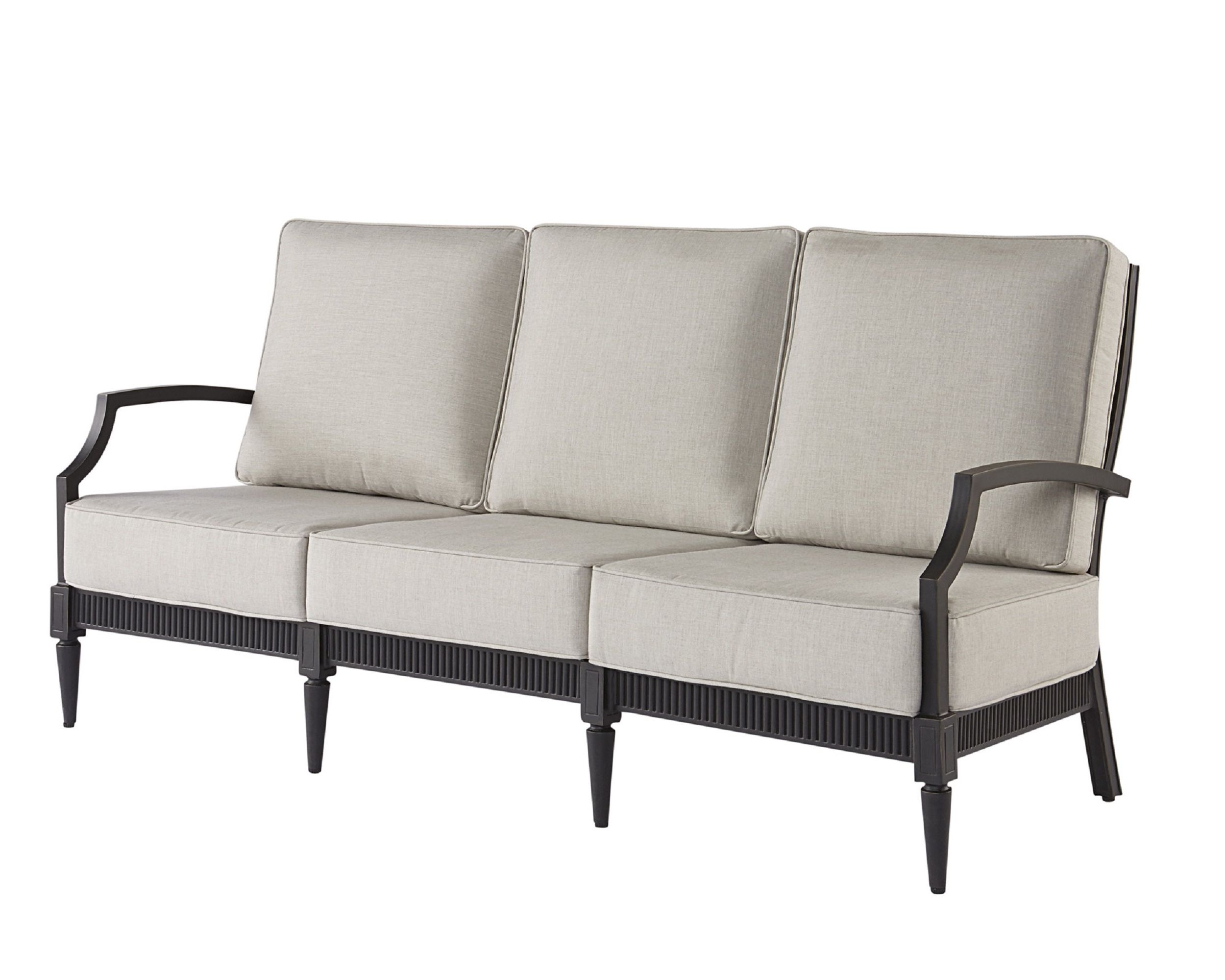 2020 Yoselin Patio Sofas With Cushions In Euston Patio Sofa With Cushions (Photo 16 of 20)