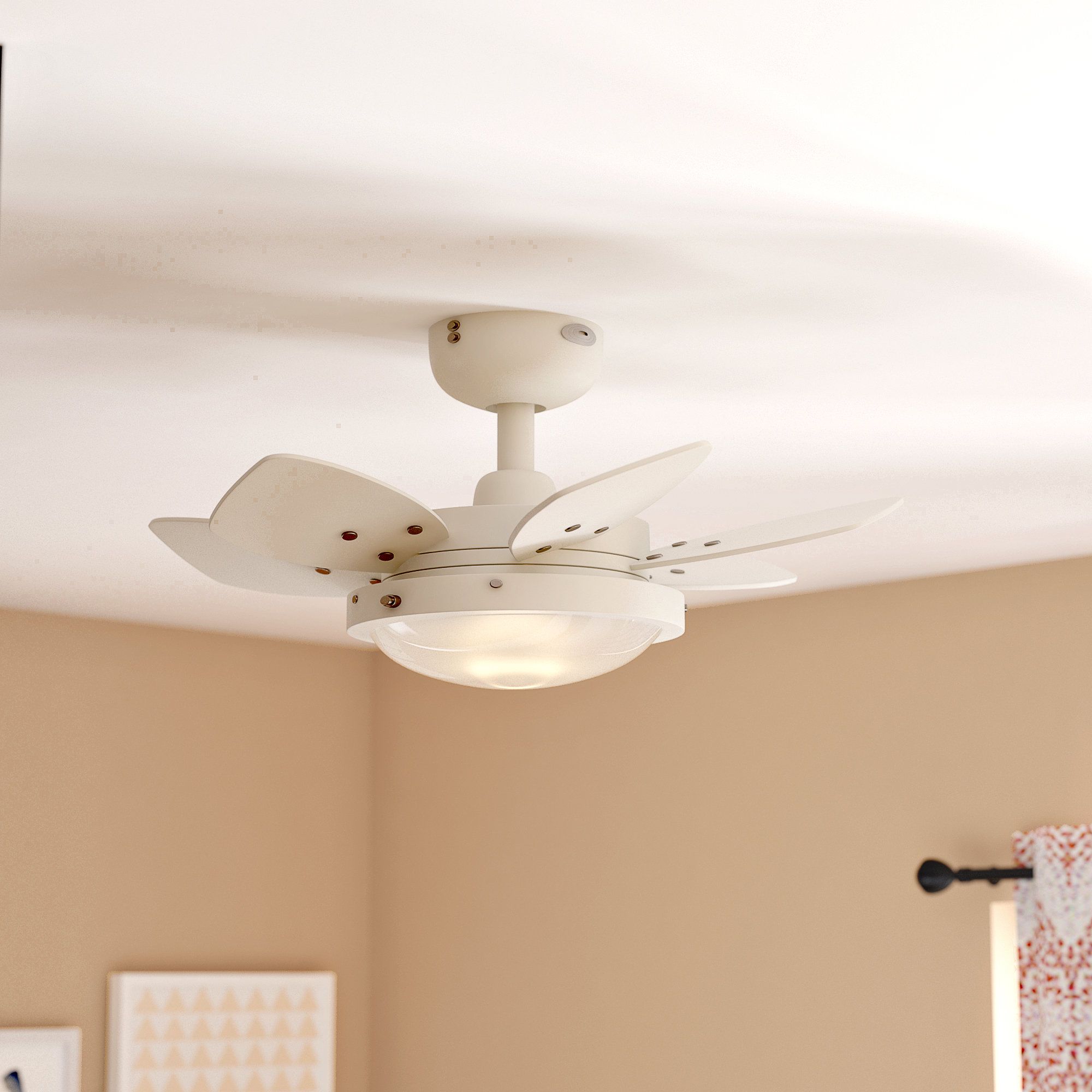 24" Chenut 6 Blade Ceiling Fan Light Kit Included In Well Liked Jules 6 Blade Ceiling Fans (Photo 1 of 20)