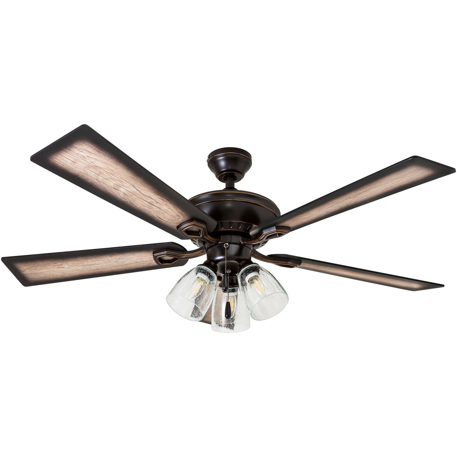 52" O'hanlon 5 Blade Led Ceiling Fan, Light Kit Included With Regard To Well Known Donegan 5 Blade Led Ceiling Fans (Photo 11 of 20)