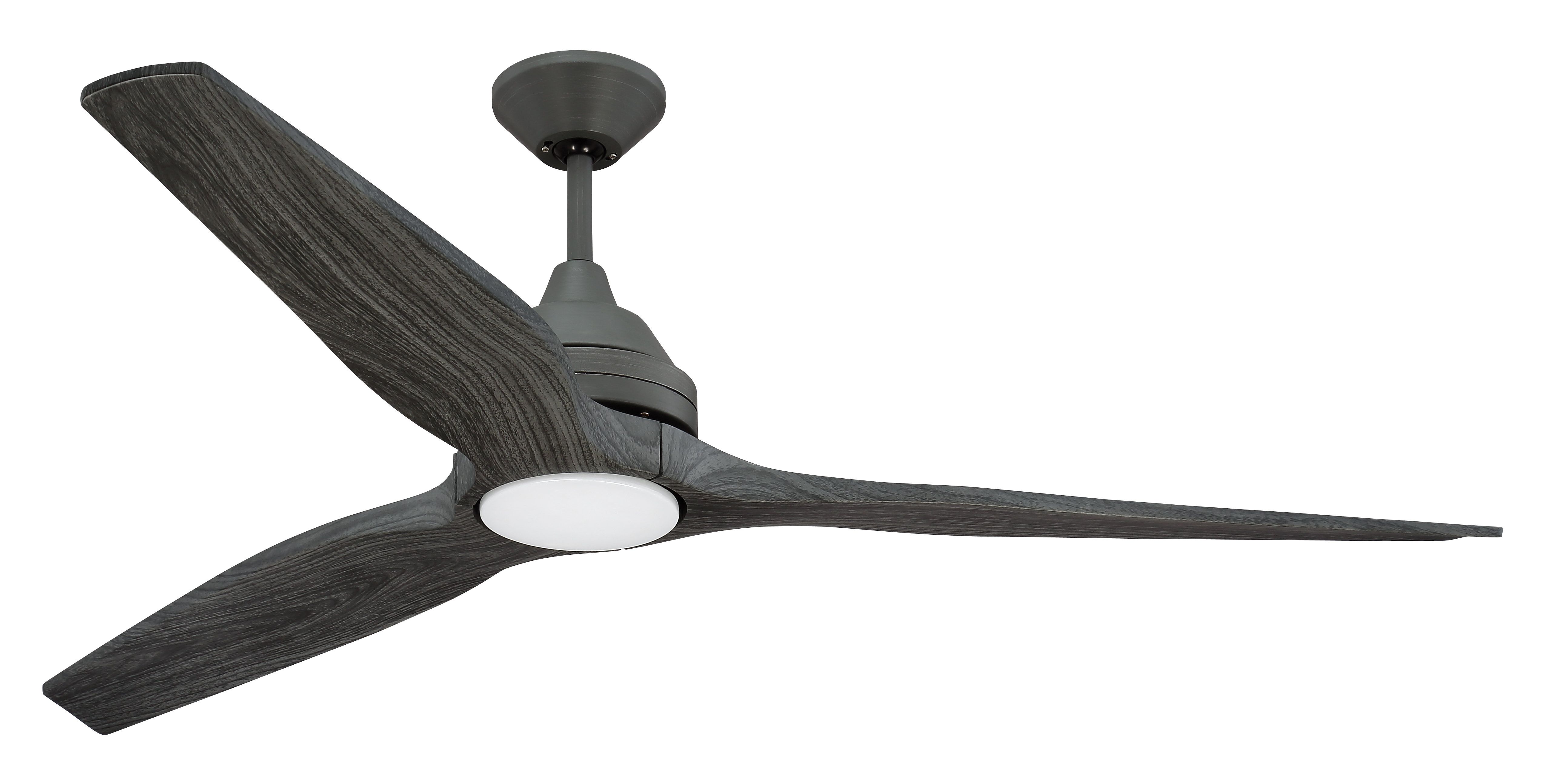 60" Audrey 3 Blade Ceiling Fan With Remote, Light Kit Included Within Well Known Sherwood 3 Blade Ceiling Fans (Photo 2 of 20)
