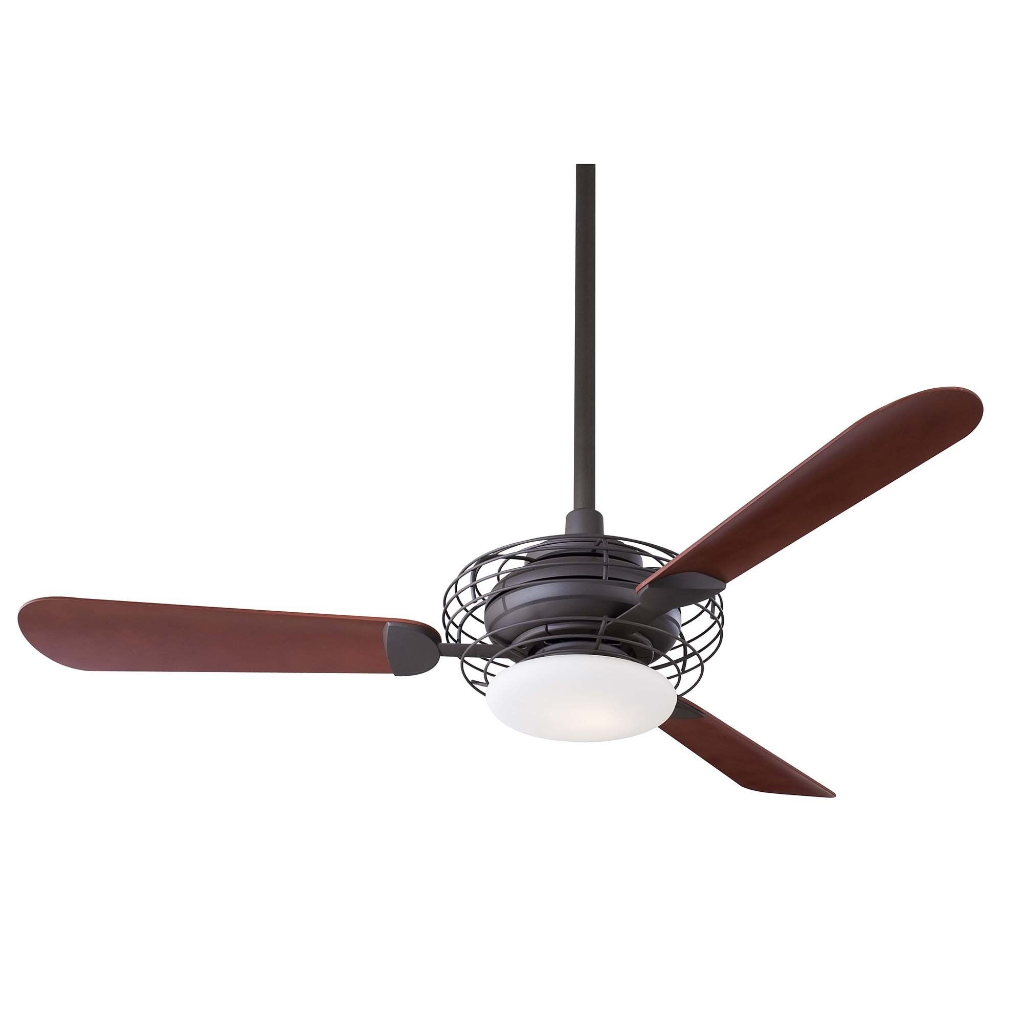 Acero Retro 3 Blade Led Ceiling Fans In Well Known 52" Acero Retro 3 Blade Led Ceiling Fan (Photo 3 of 20)