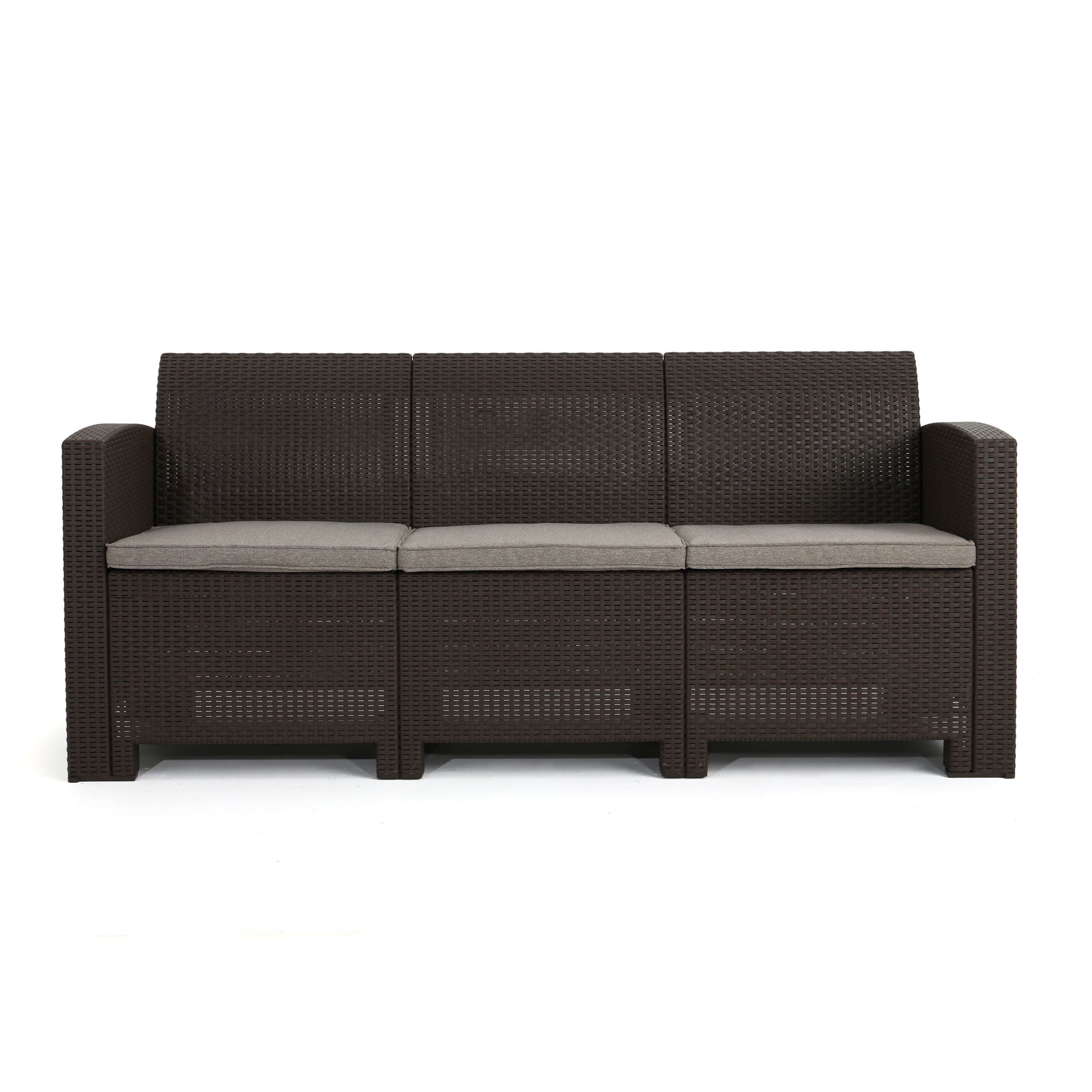Andover Mills Yoselin Patio Sofa With Cushions Throughout Most Current Yoselin Patio Sofas With Cushions (View 3 of 20)