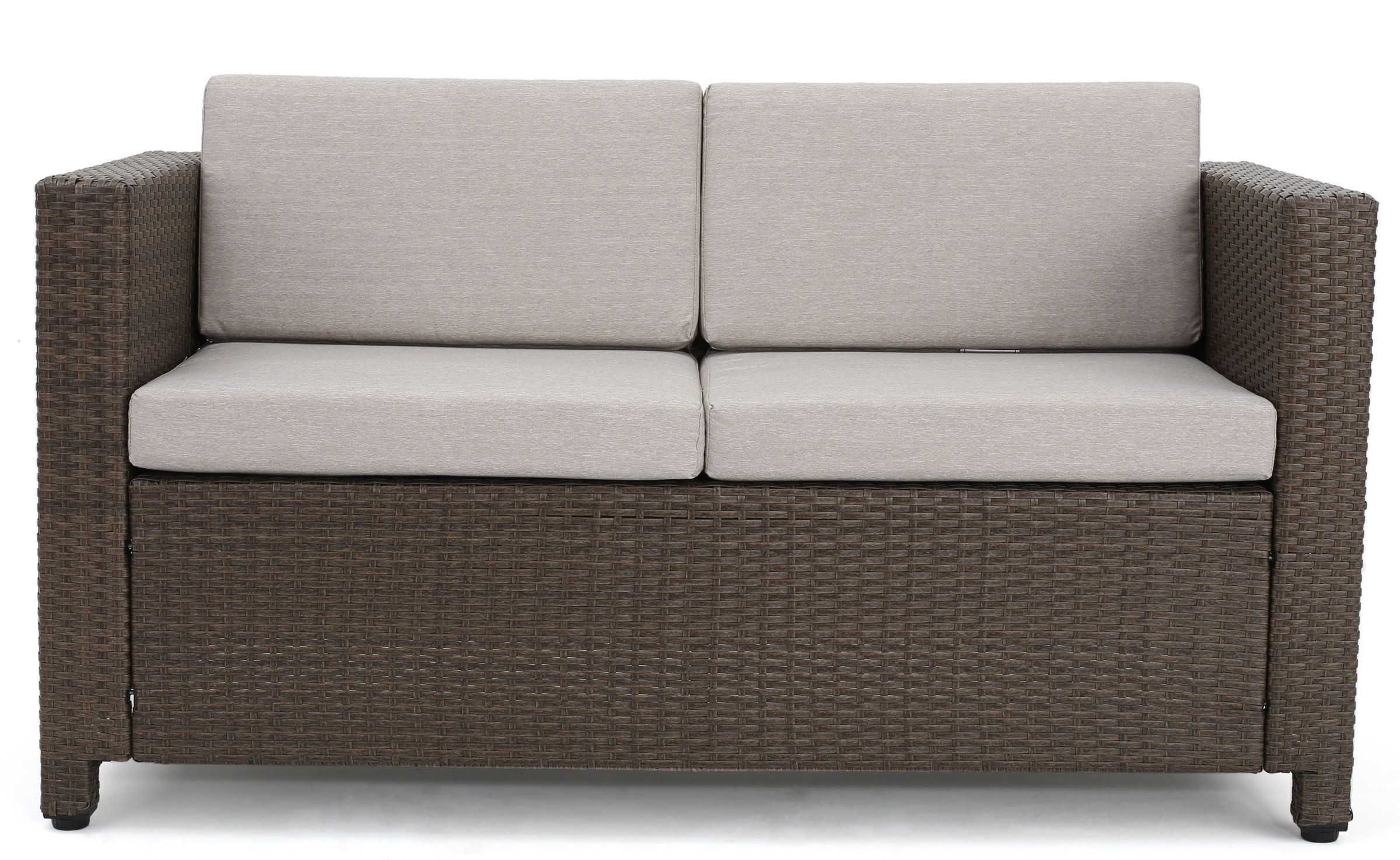 Belton Loveseats With Cushions Inside Most Recently Released Furst Outdoor Loveseat With Cushions (Photo 4 of 25)