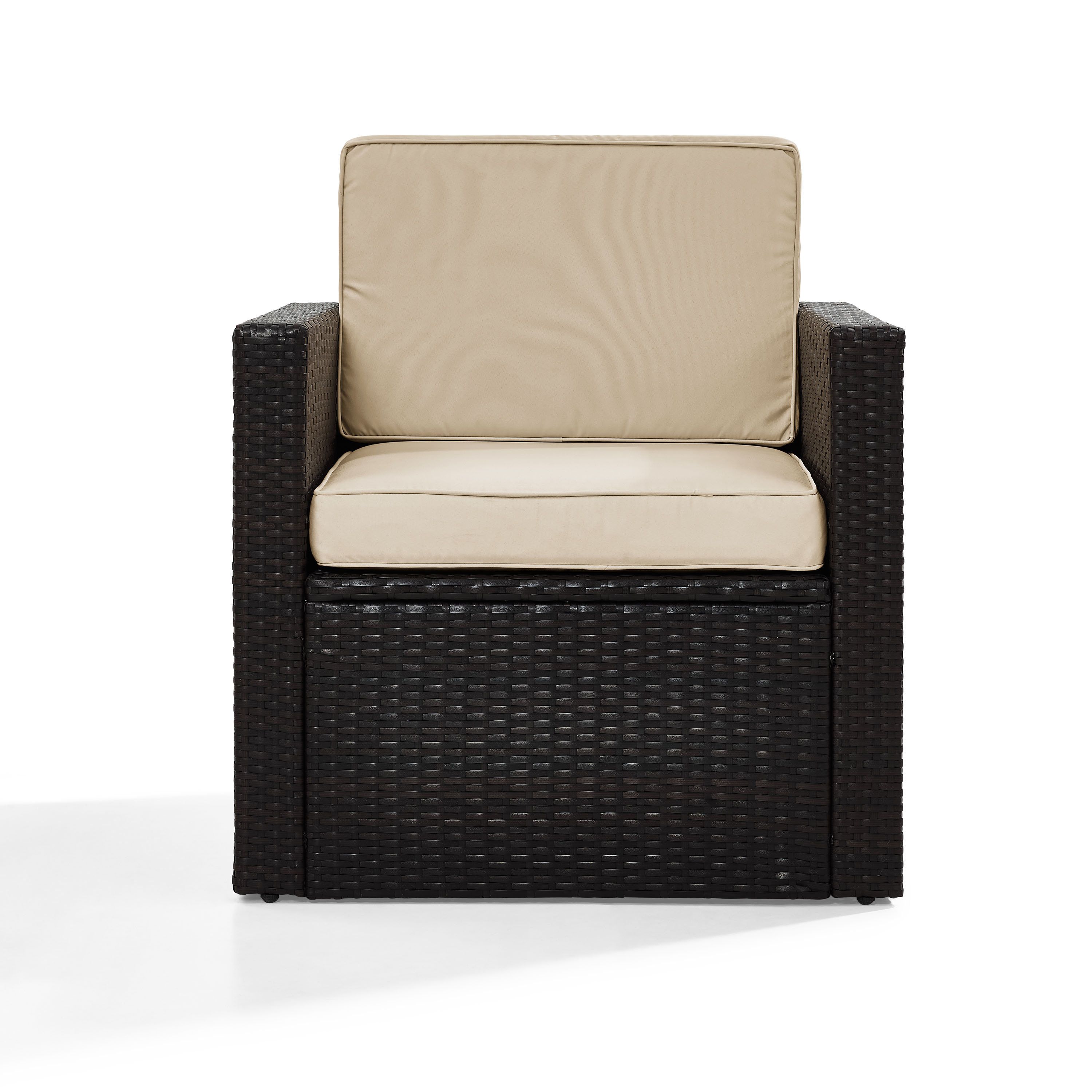 Belton Patio Sofas With Cushions Intended For 2019 Belton Outdoor Wicker Deep Seating Patio Chair With Cushion (Photo 5 of 25)