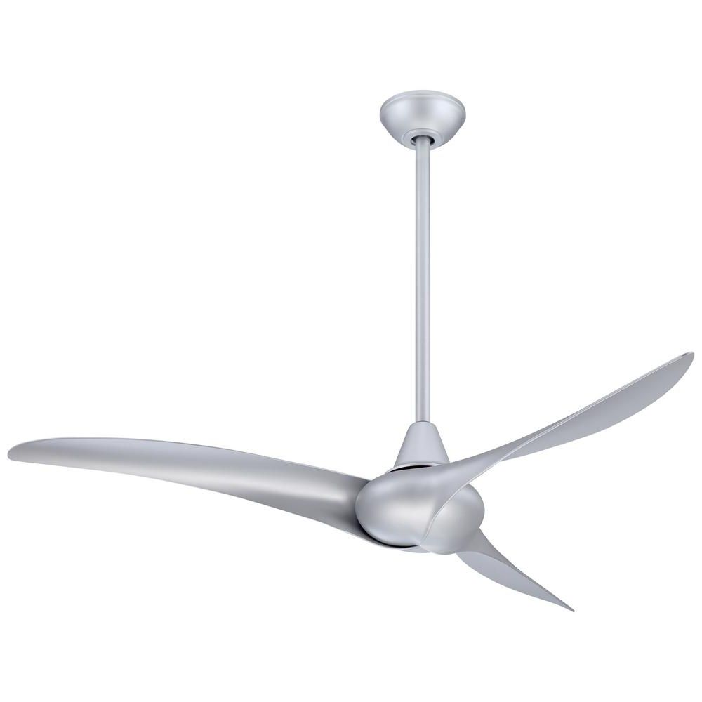 Best And Newest Wave 3 Blade Led Ceiling Fans With Remote Pertaining To Minka Aire Wave 52 In (View 8 of 20)