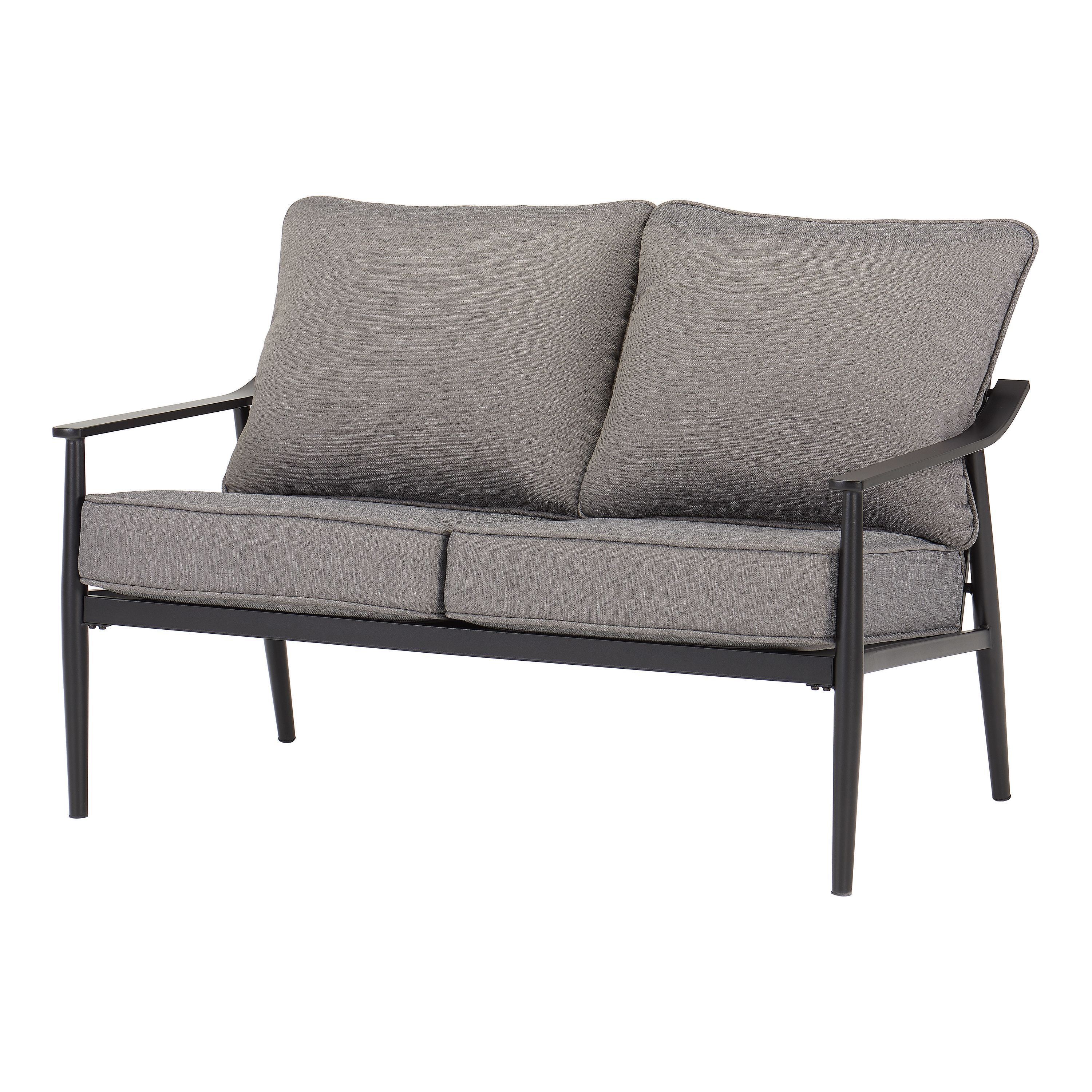 Better Homes & Gardens Acadia 2 Piece Patio Loveseat Set Pertaining To Favorite Calvin Patio Loveseats With Cushions (View 5 of 20)