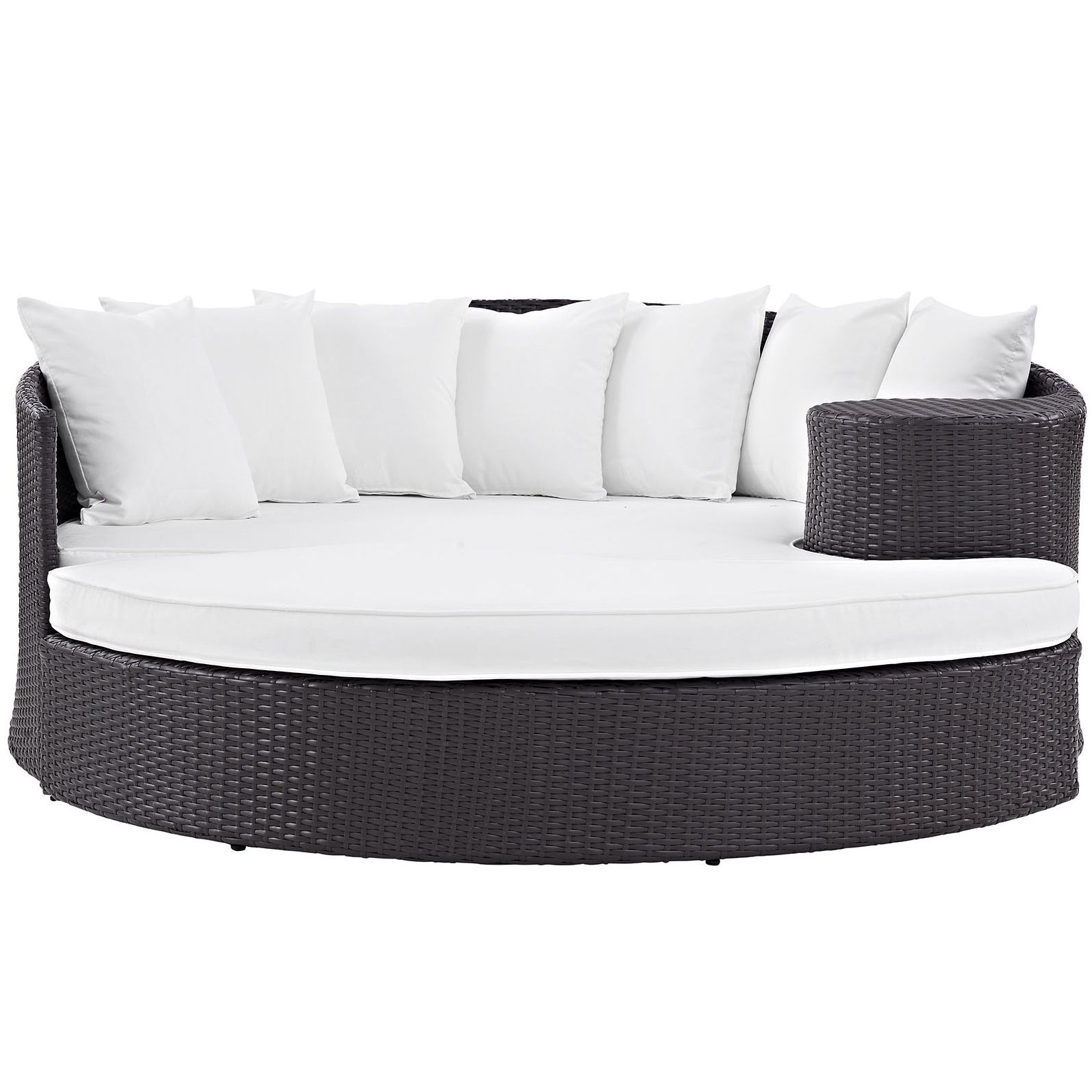 Brentwood Patio Daybed With Cushions Intended For Widely Used Tripp Patio Daybeds With Cushions (View 11 of 20)