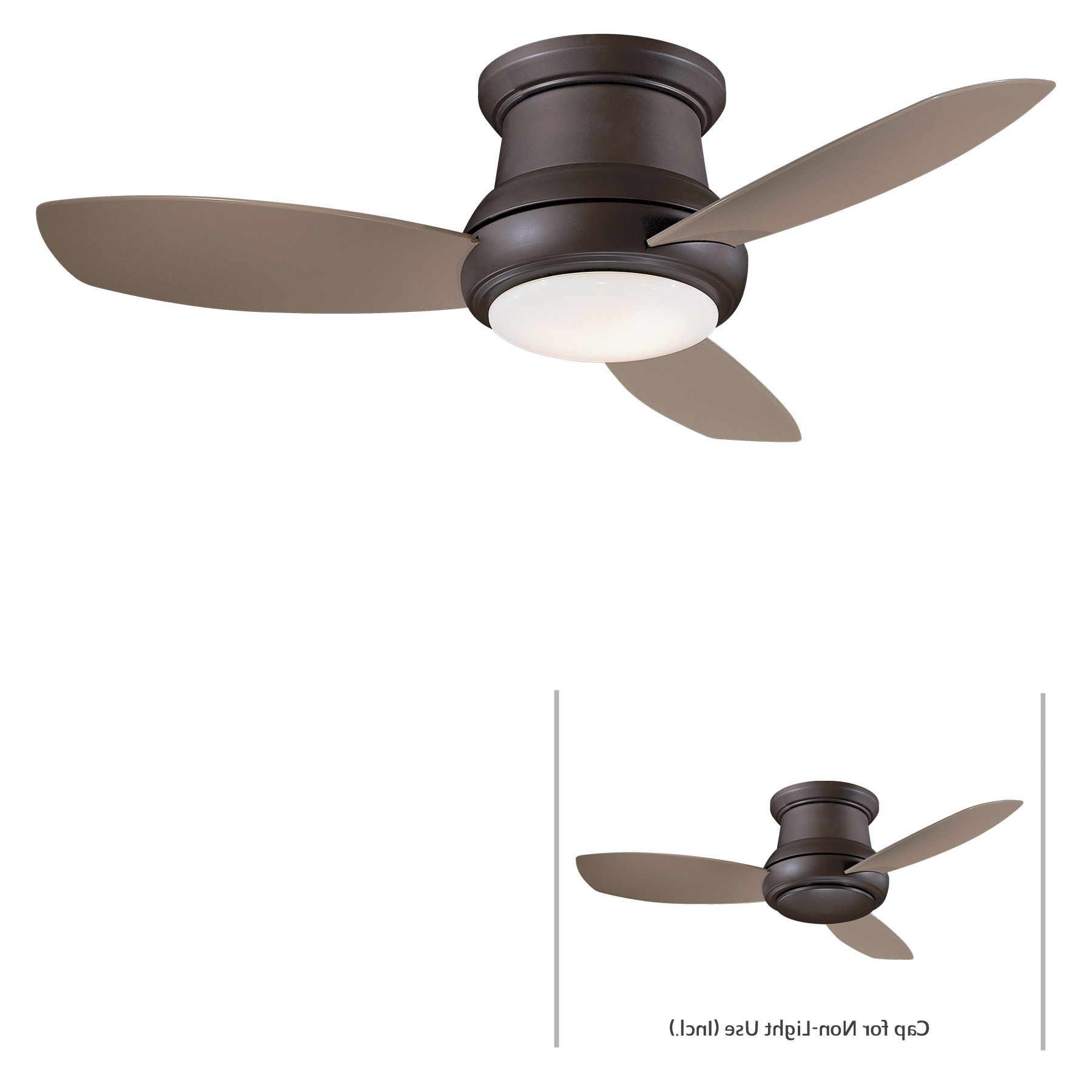 Concept Ii 3 Blade Led Ceiling Fans With Remote Within 2020 Minka Group® :: Brands :: Minka Aire® :: F518l Orb (View 4 of 20)