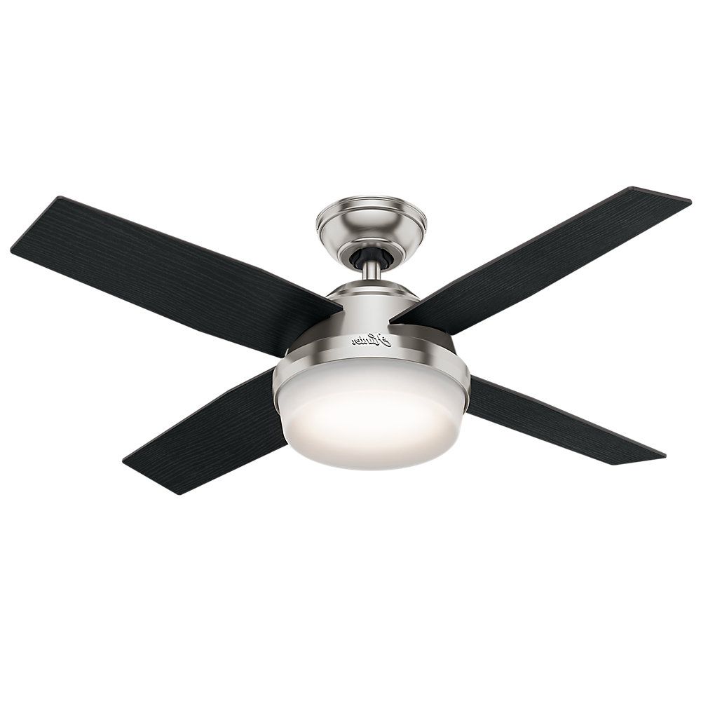 Cranbrook 4 Blade Ceiling Fans With Regard To Well Known Modern Hunter Fan Ceiling Fans (Photo 11 of 20)