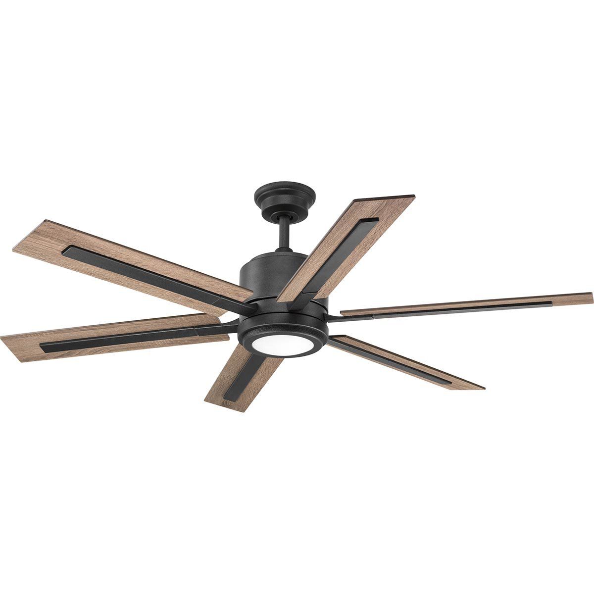 Crestfield 5 Blade Led Ceiling Fans With Regard To Trendy 60" Lesure 6 Blade Led Ceiling Fan With Remote, Light Kit Included (Photo 11 of 20)