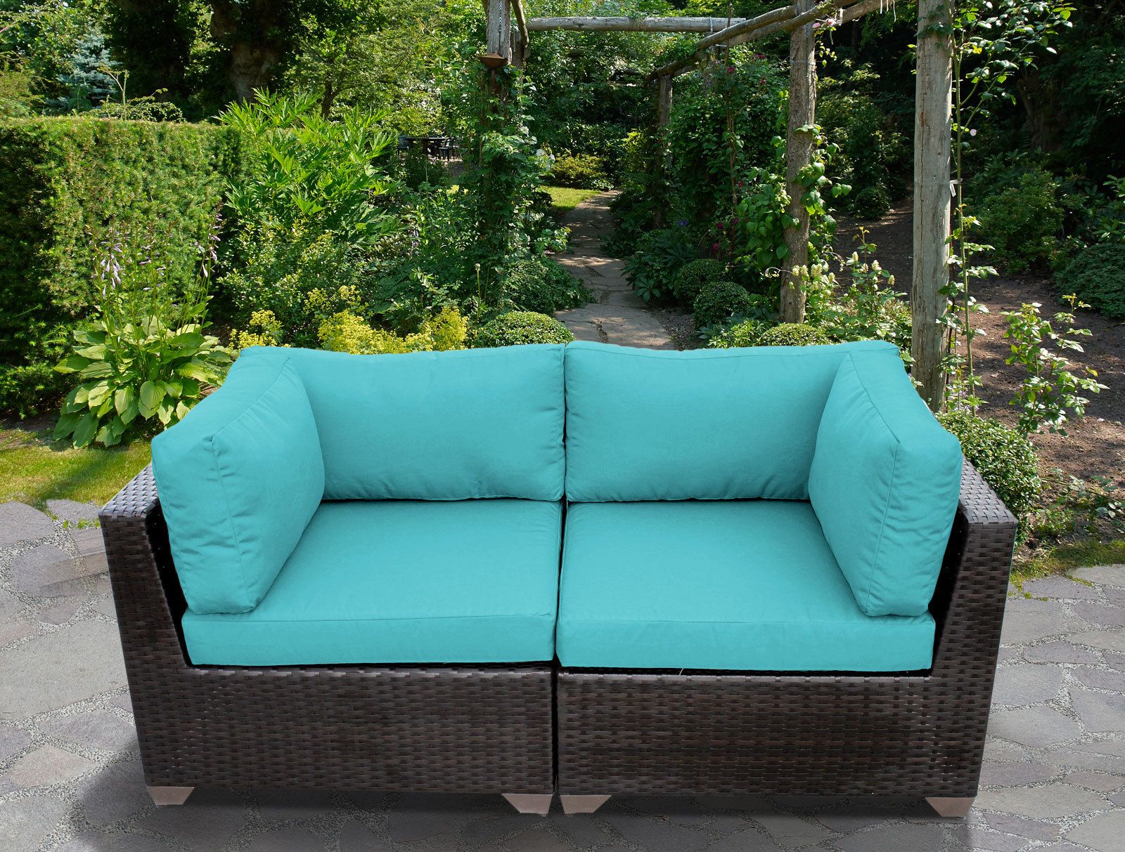 Current Camak Patio Loveseat With Cushions With Regard To Camak Patio Loveseats With Cushions (View 1 of 20)