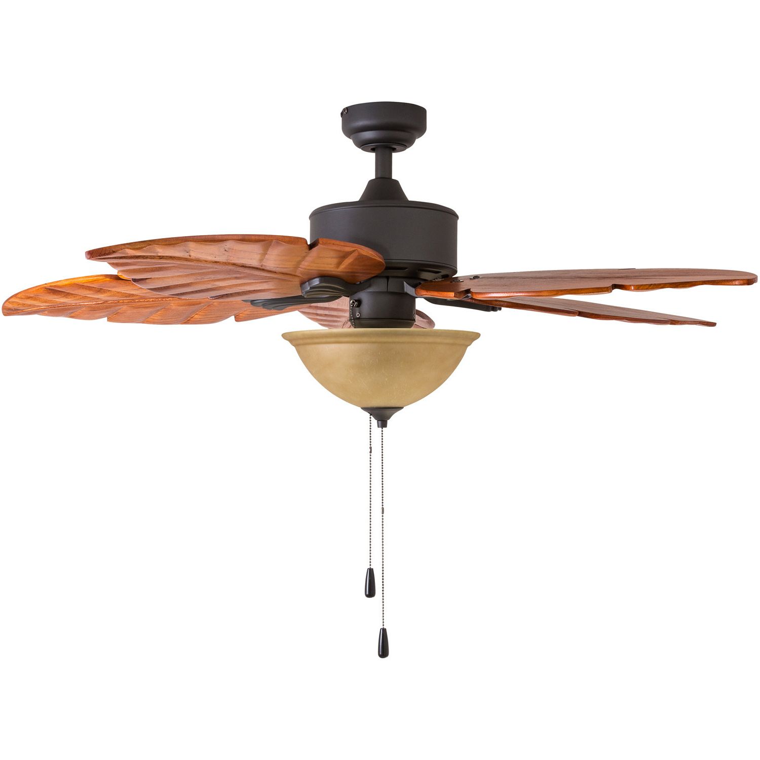 Farmhouse & Rustic Bayou Breeze Ceiling Fans (View 5 of 20)