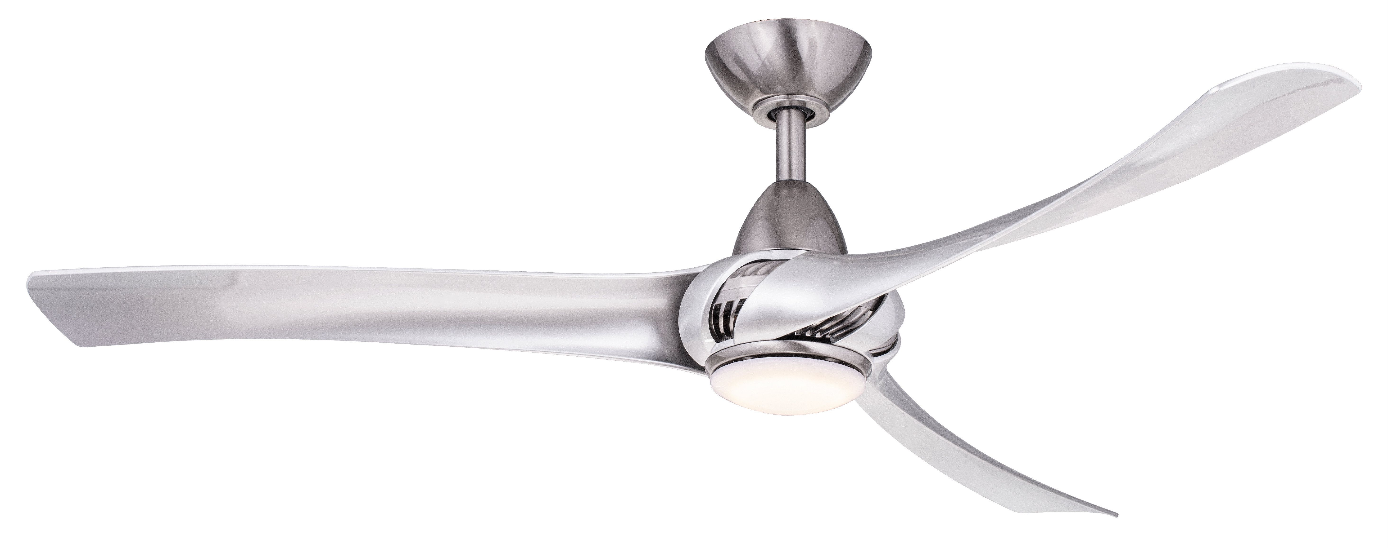Fashionable Cairo 3 Blade Led Ceiling Fans With Remote Pertaining To Three Posts Cairo 52" 3 Blade Led Ceiling Fan With Remote (Photo 4 of 20)